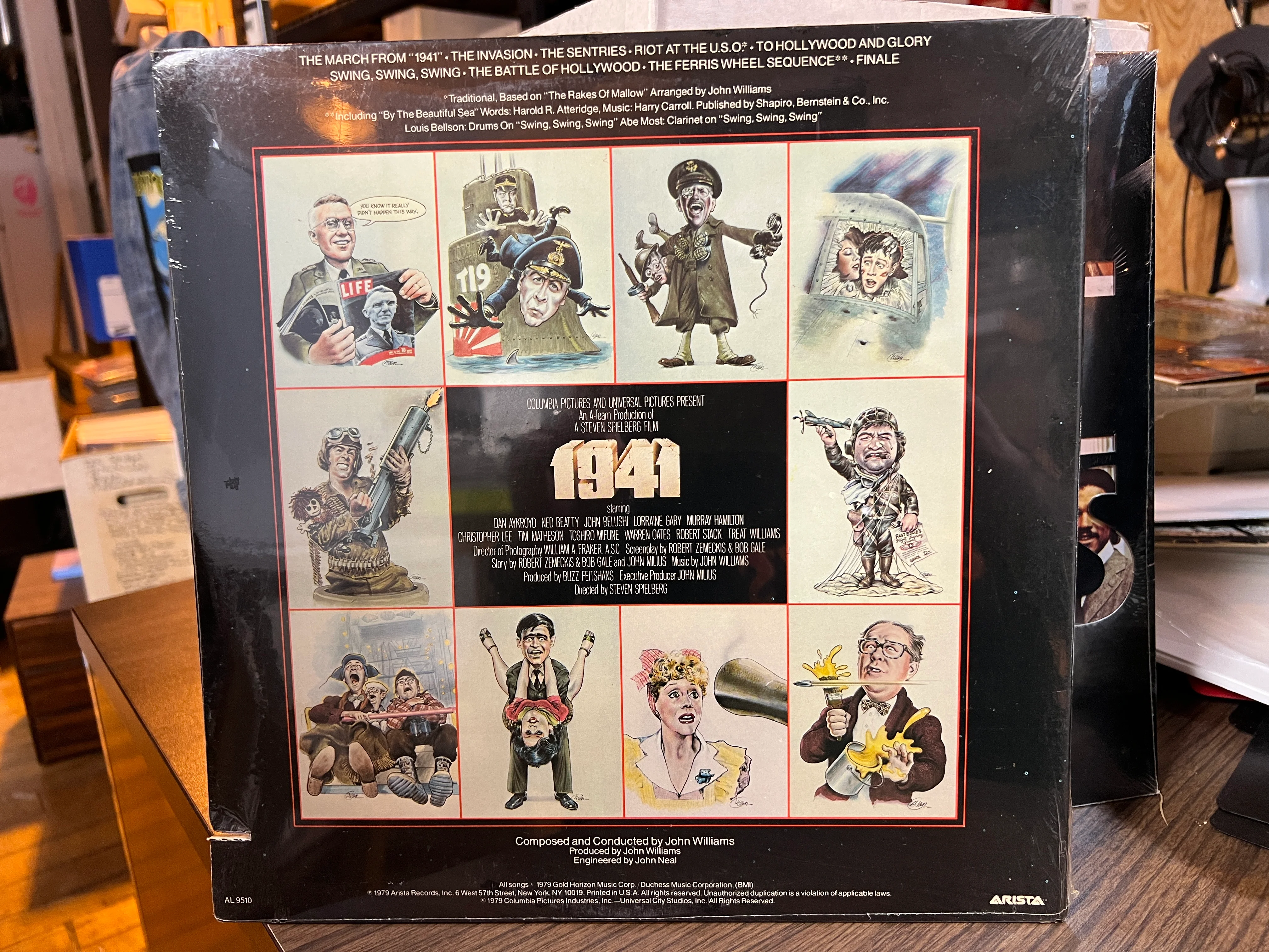 1941 (Spielberg / Belushi)  :  Original Soundtrack OST LP : Sealed / Cutout - Image 2
