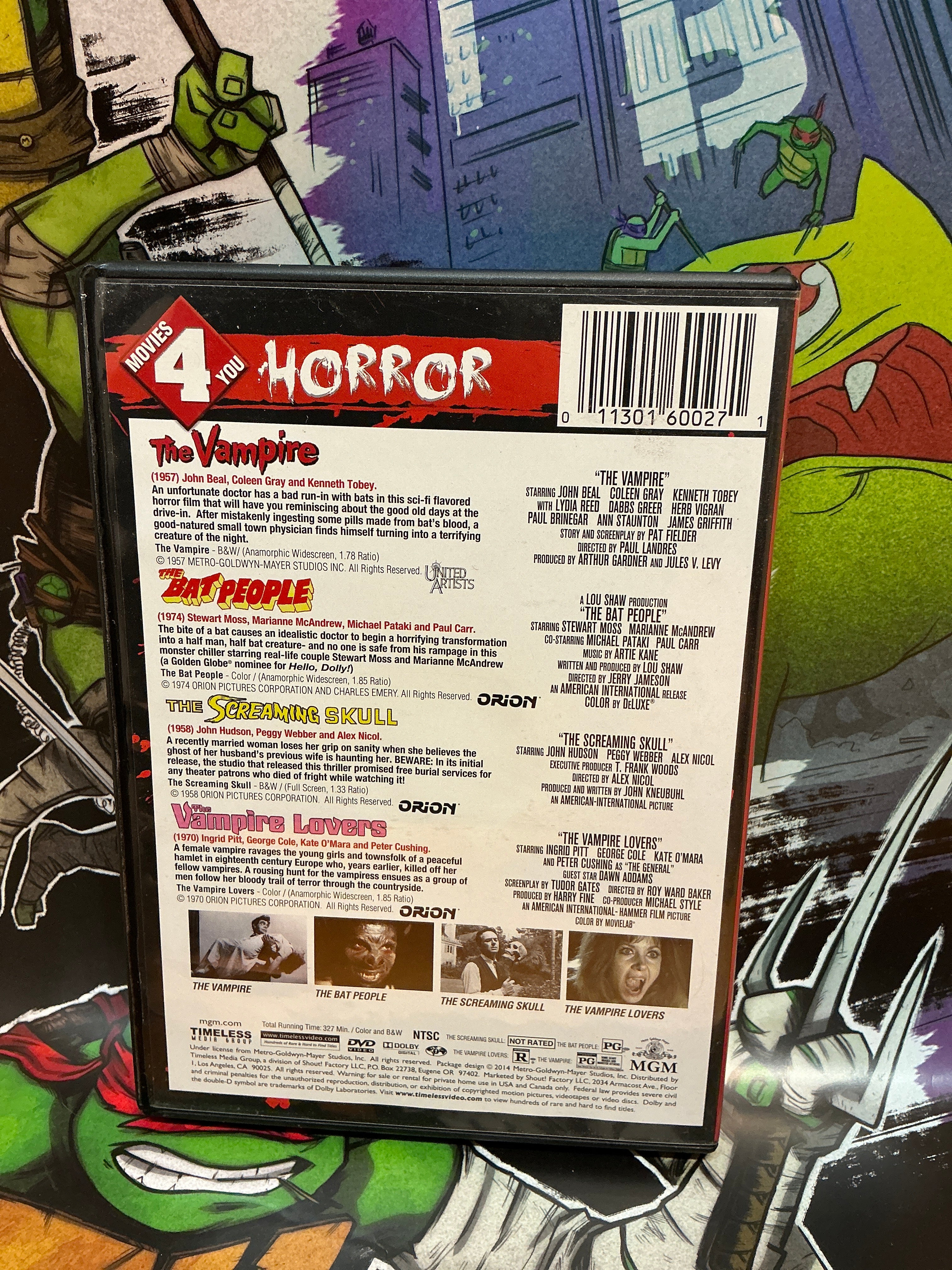 4 Horror Movies DVD (Used) - Image 2