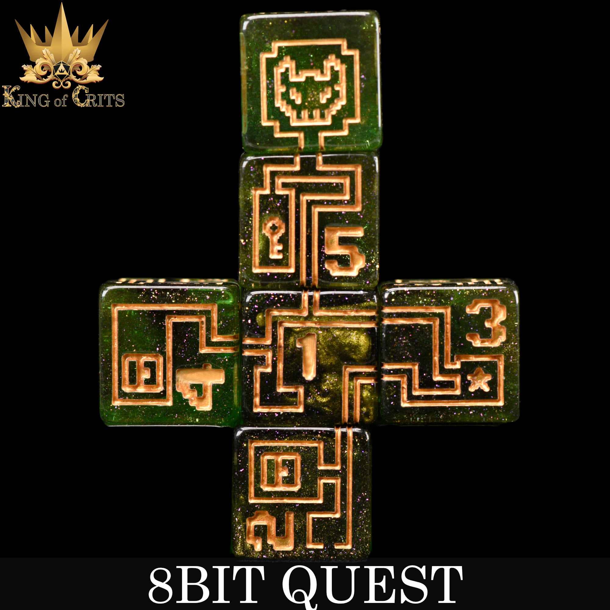 8BIT Quest - 11 Dice Set - Image 7