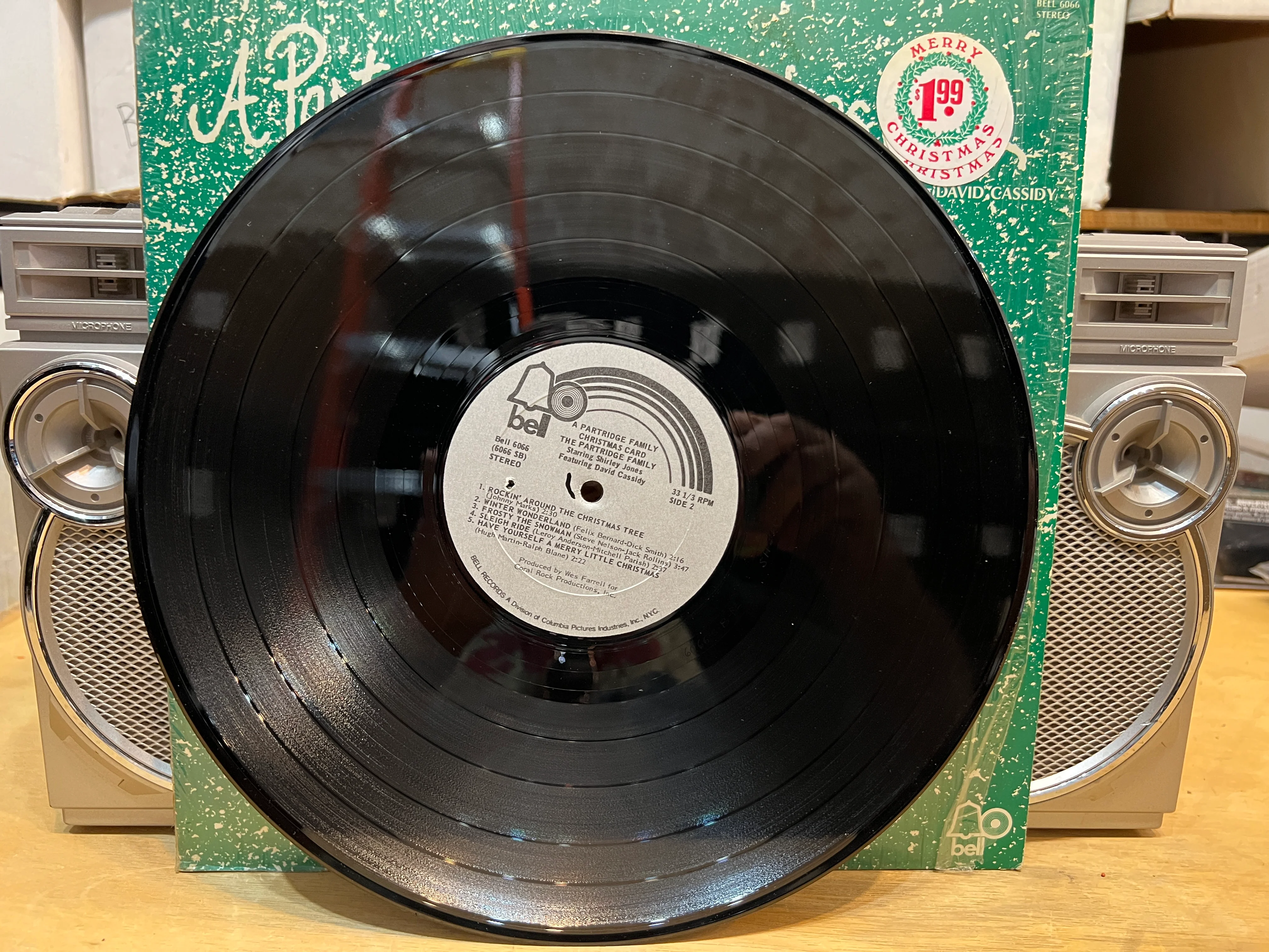 A Partridge Family Christmas : LP Shrink / Hype EX/EX Bell 6606 - Image 3