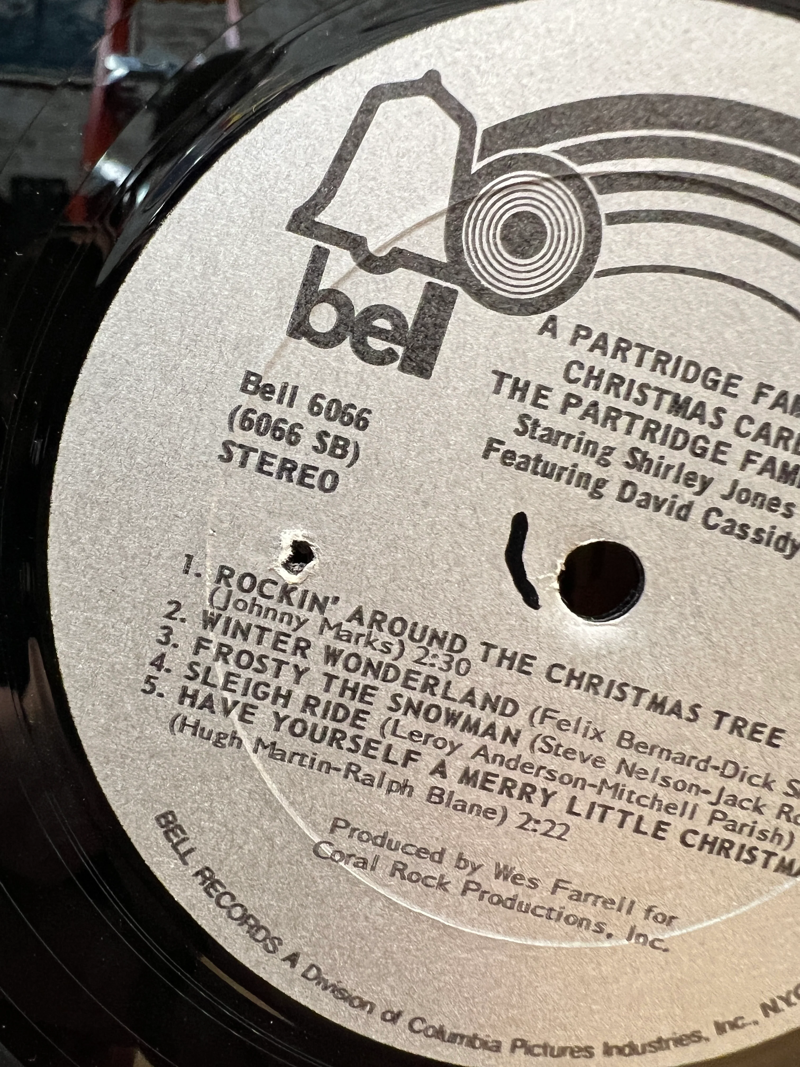 A Partridge Family Christmas : LP Shrink / Hype EX/EX Bell 6606 - Image 4