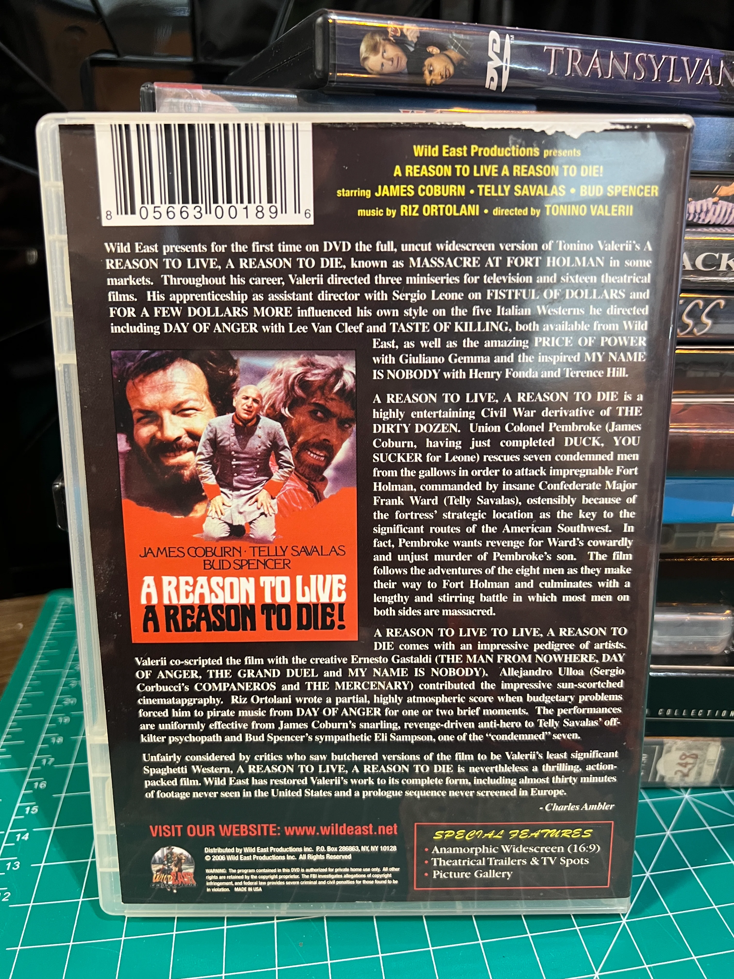A Reason to Live! A Reason To Die! DVD Spaghetti Western Collection Vol. 16 (Used) - Image 2