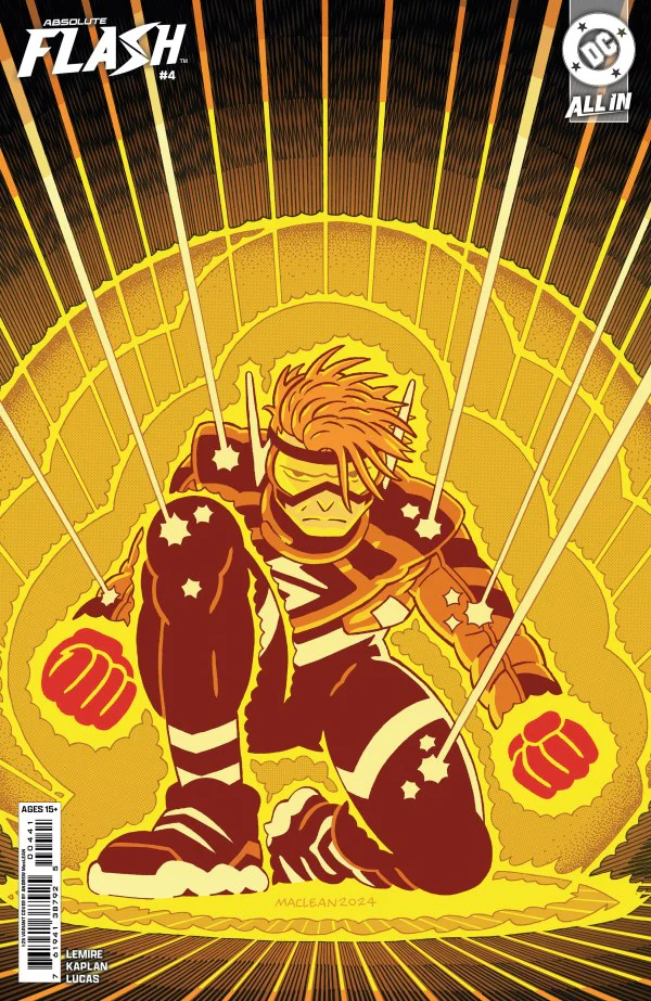 ABSOLUTE FLASH #4 CVR D INC 1:25 ANDREW MACLEAN CARD STOCK VAR