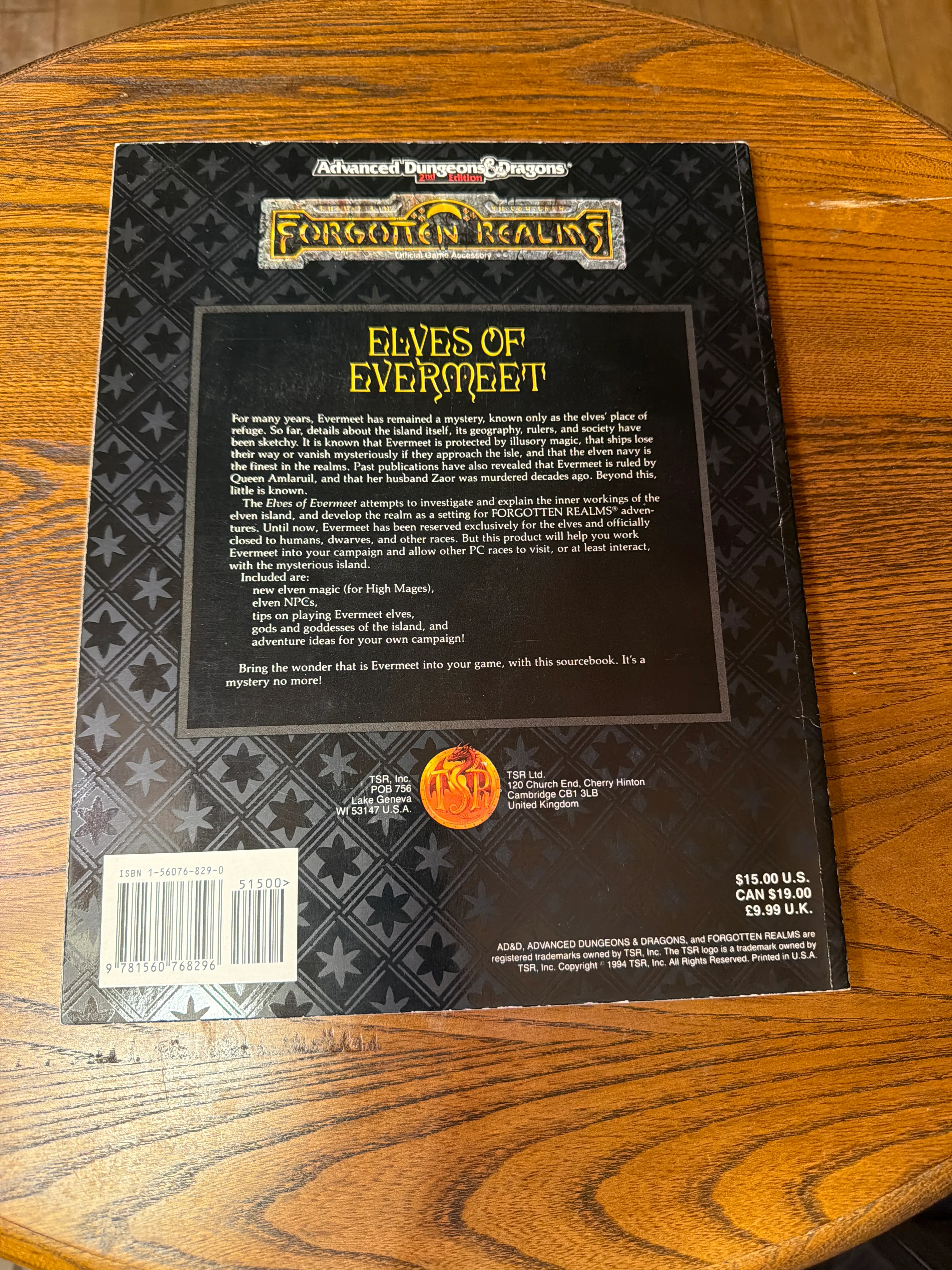 Advanced Dungeons & Dragons : Elves of Everett Softcover 9430 - Image 2