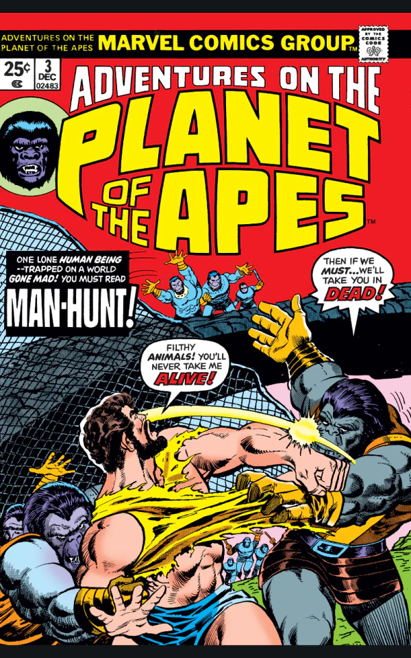 Adventures on the Planet of the Apes #3 (1975 Series)