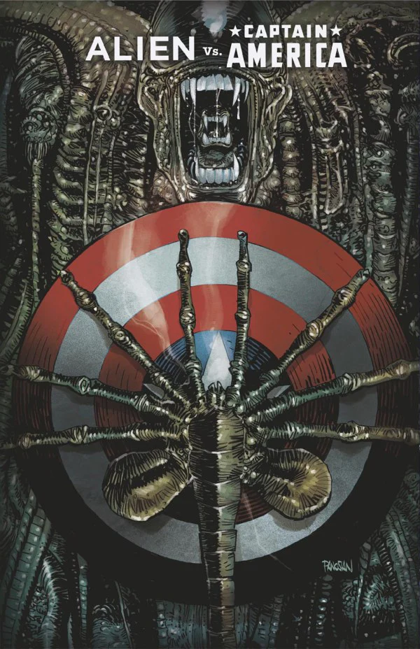 ALIEN VS. CAPTAIN AMERICA #1 DAN PANOSIAN ***FOIL VARIANT