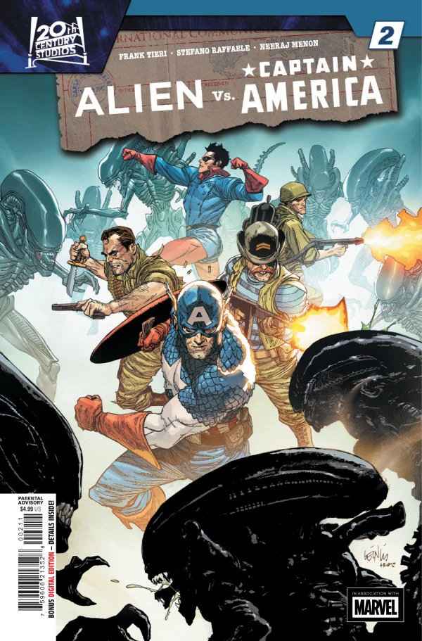 ALIEN VS. CAPTAIN AMERICA #2