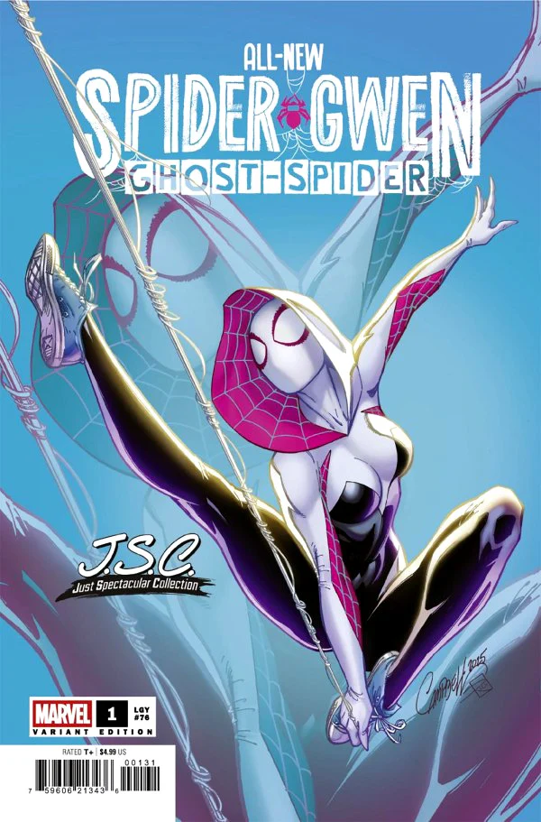 ALL-NEW SPIDER-GWEN: THE GHOST-SPIDER #1 J. SCOTT CAMPBELL JUST SPECTACULAR COLLECTION VARIANT