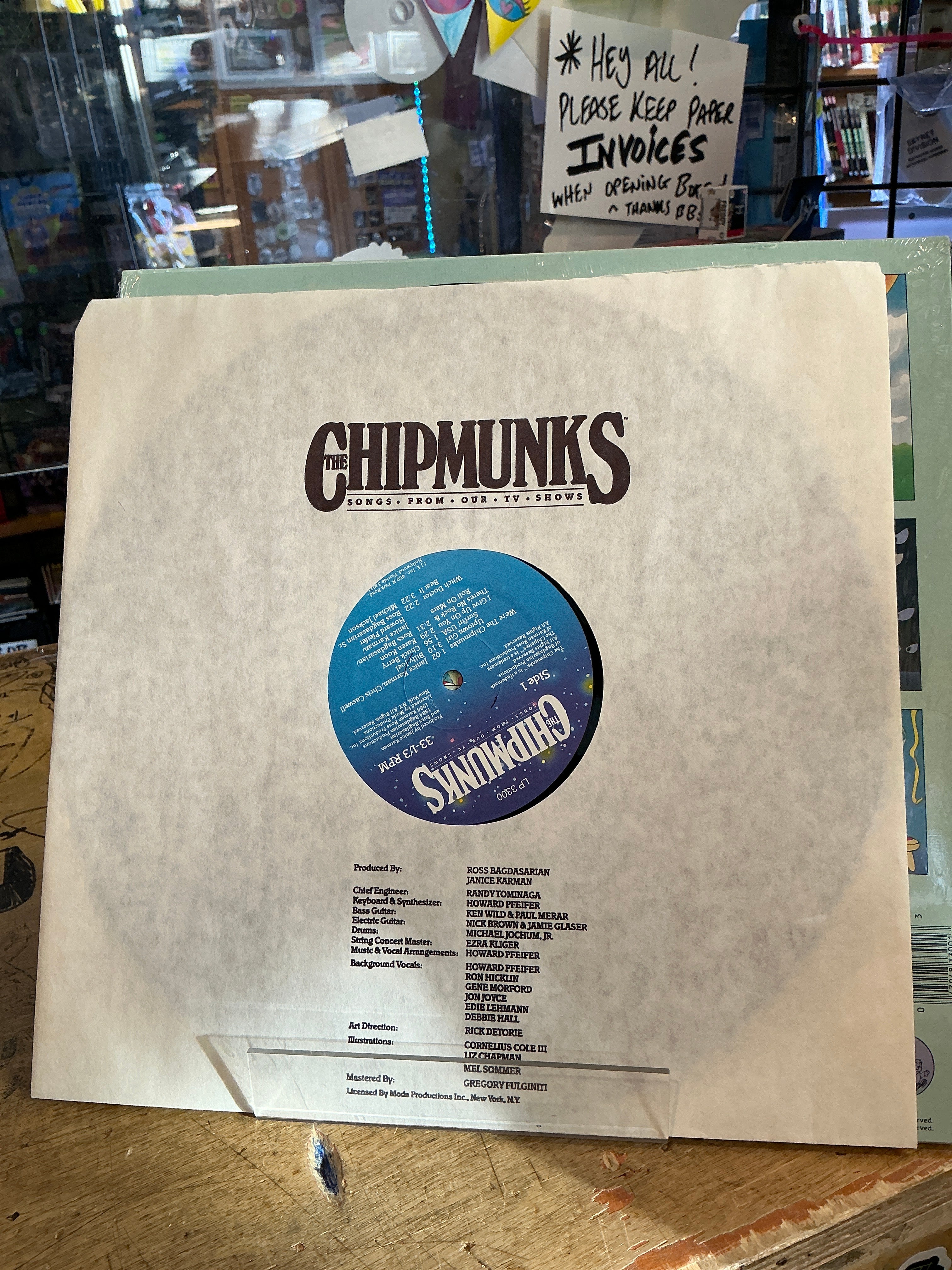Alvin and the Chipmunks : Music From Our TV Shows LP - Image 4