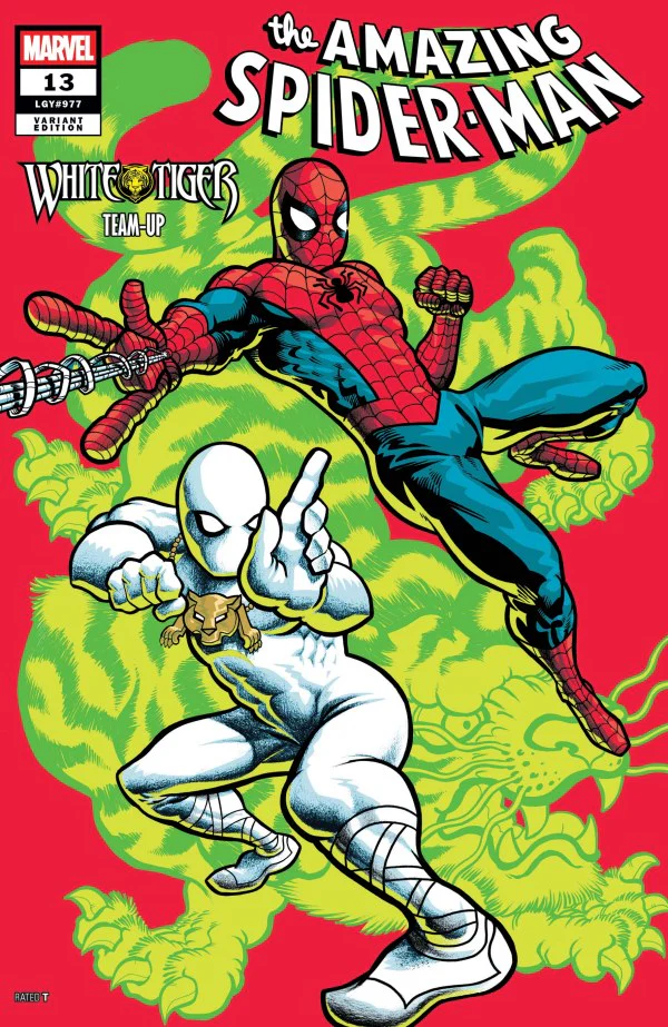 AMAZING SPIDER-MAN #13 (2025) J. GONZO WHITE TIGER TEAM-UP VARIANT