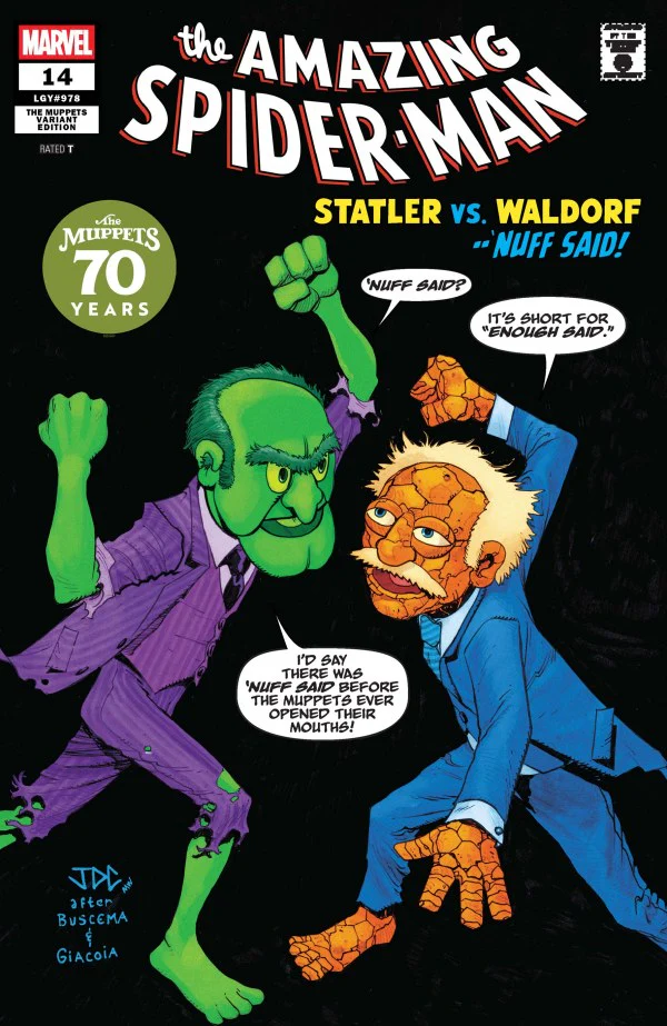 AMAZING SPIDER-MAN #14 (2025) JOSHUA CASSARA MUPPETS VARIANT