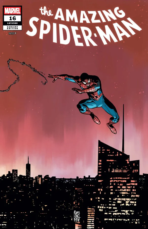 AMAZING SPIDER-MAN #16 (2025) GIUSEPPE CAMUNCOLI INC 1:25 VARIANT