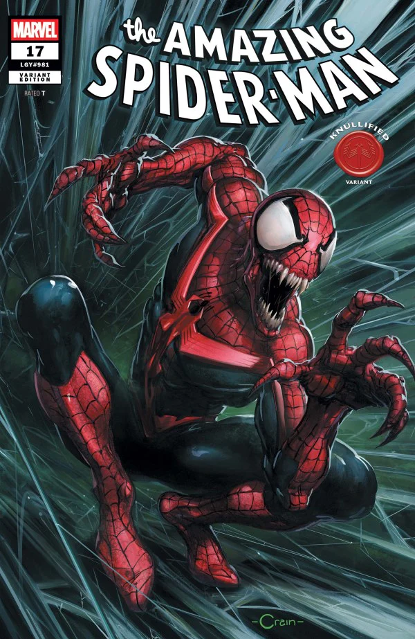 AMAZING SPIDER-MAN #17 (2025) CLAYTON CRAIN KNULLIFIED VARIANT