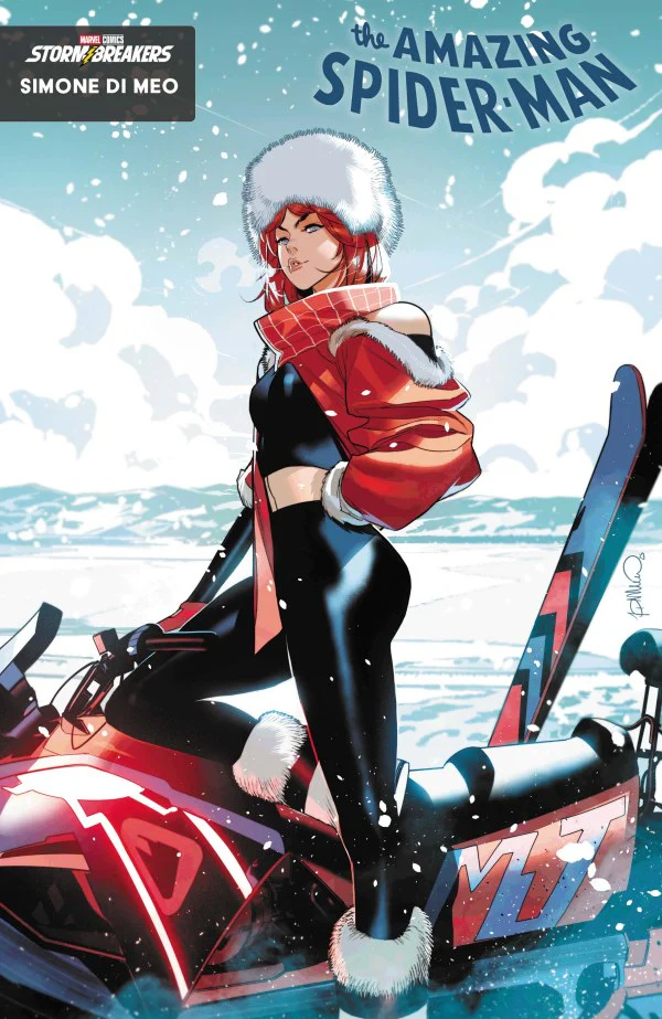 AMAZING SPIDER-MAN #18 (2025) SIMONE DI MEO WINTER BREAK VARIANT
