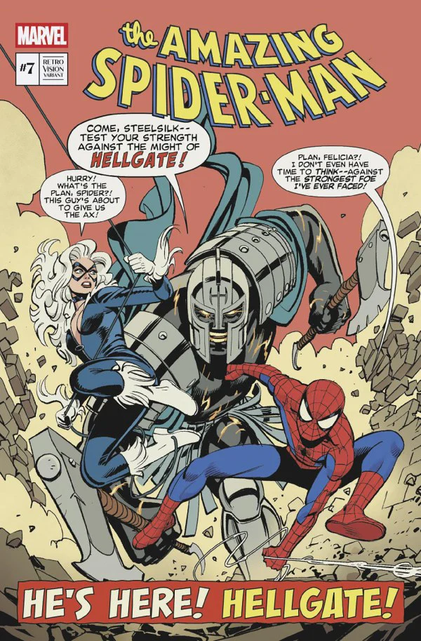 AMAZING SPIDER-MAN #7 (2025) LEO ROMERO RETROVISION VARIANT