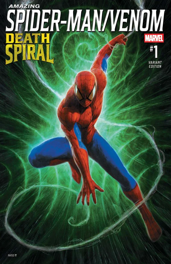 AMAZING SPIDER-MAN/VENOM: DEATH SPIRAL #1 DAVE RAPOZA SPIDER-MAN VARIANT [DS]