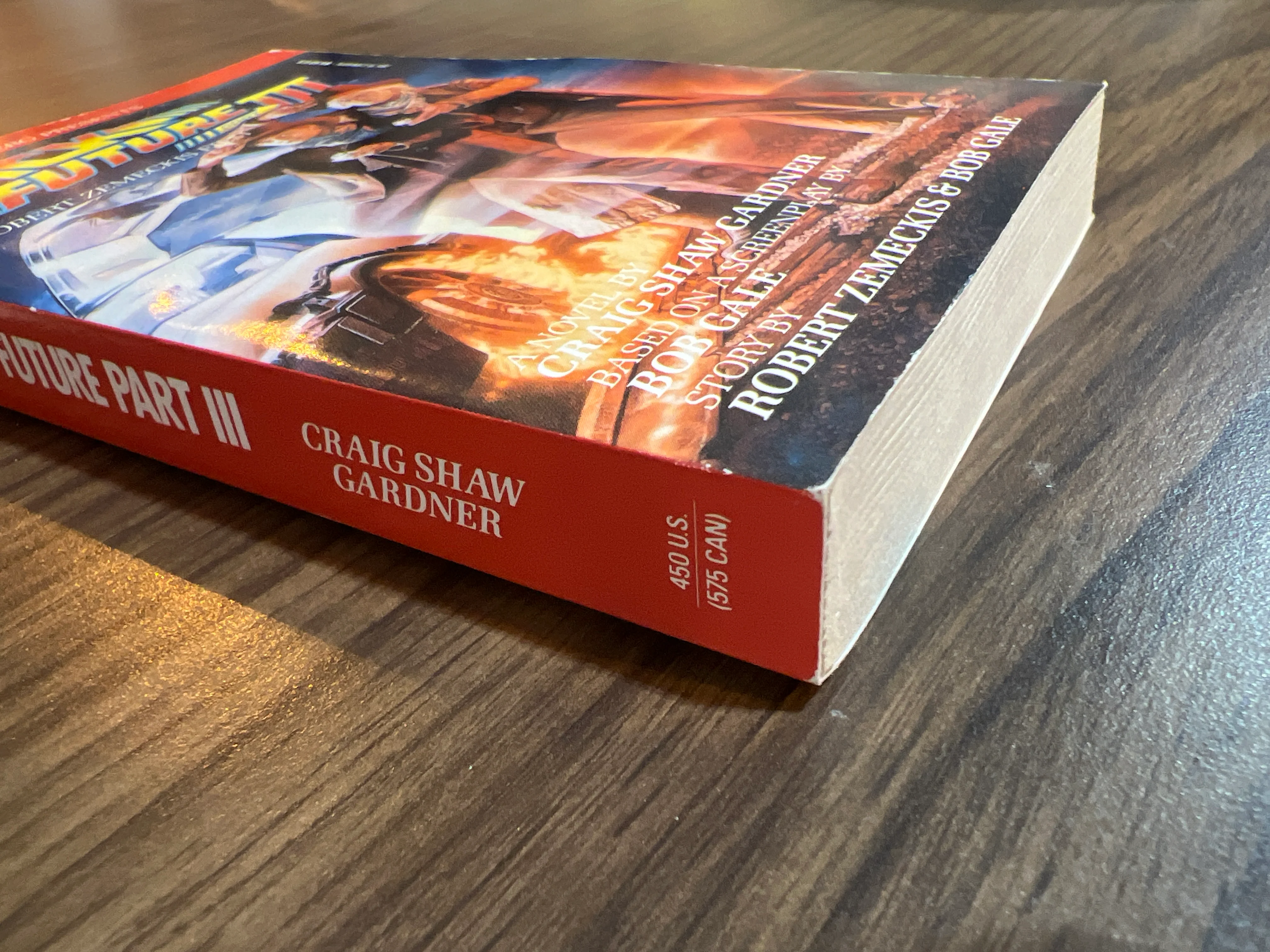 Back to the Future III : Paperback Novelization Craig Shaw Gardner Unread - Image 2