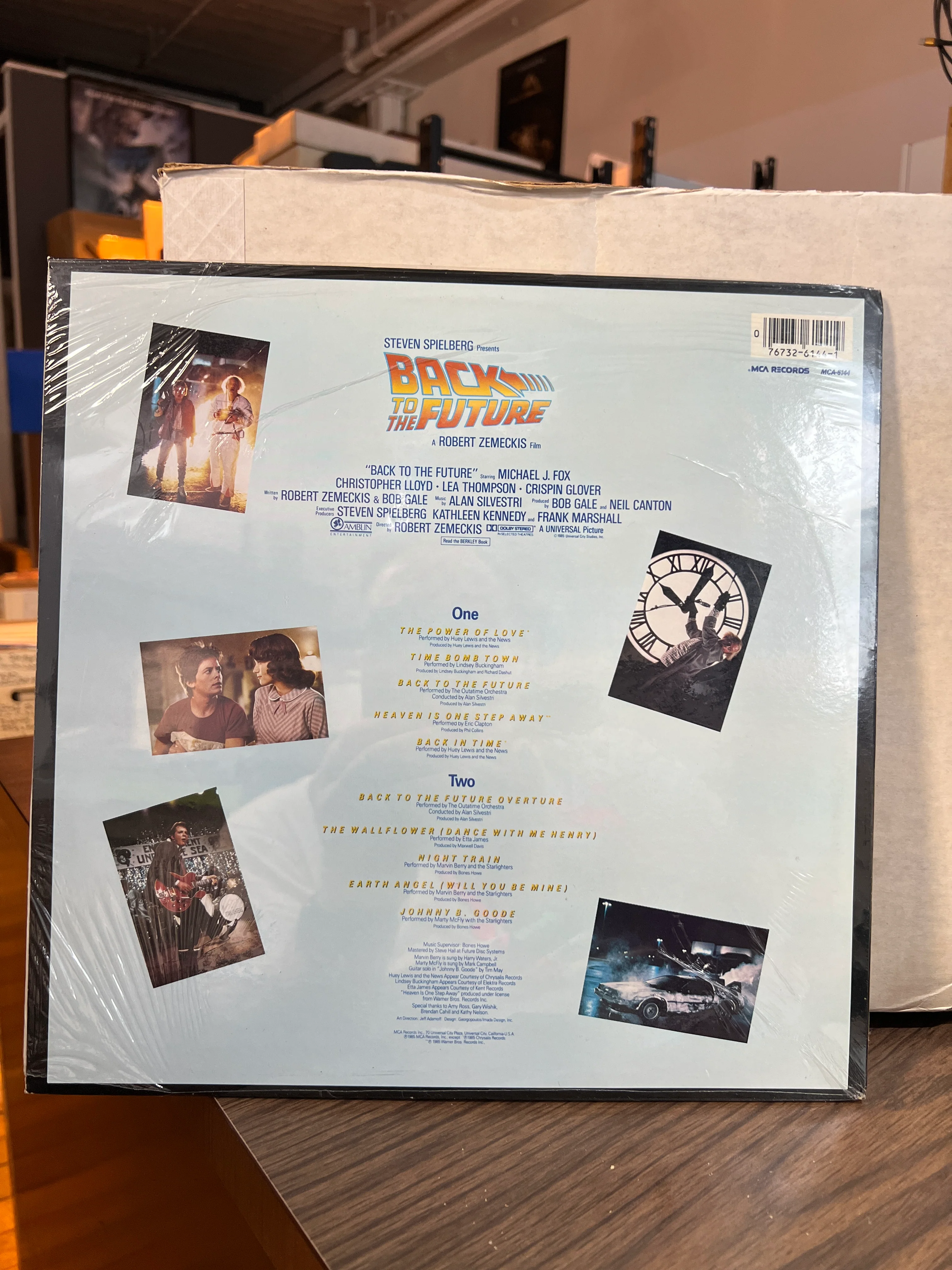 Back to the Future : Sealed OST Soundtrack LP MCA-6144 - Image 2