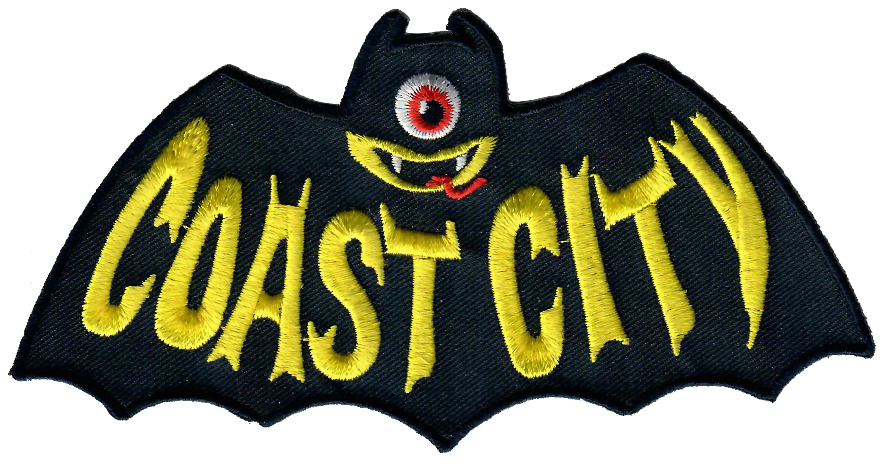 Patch (Embroidered): Coast City Bat