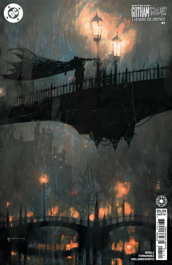 BATMAN: GOTHAM BY GASLIGHT - A LEAGUE FOR JUSTICE #1 (OF 6) CVR C BILL SIENKIEWICZ CARD STOCK VAR