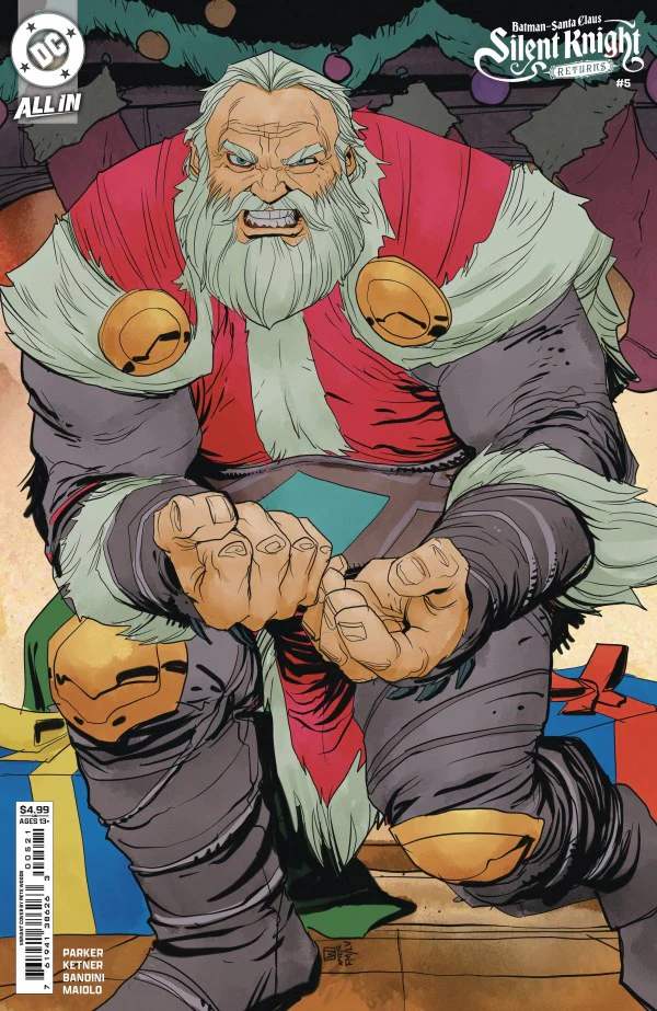 BATMAN / SANTA CLAUS: SILENT KNIGHT RETURNS #5 (OF 5) CVR B PETE WOODS CARD STOCK VAR
