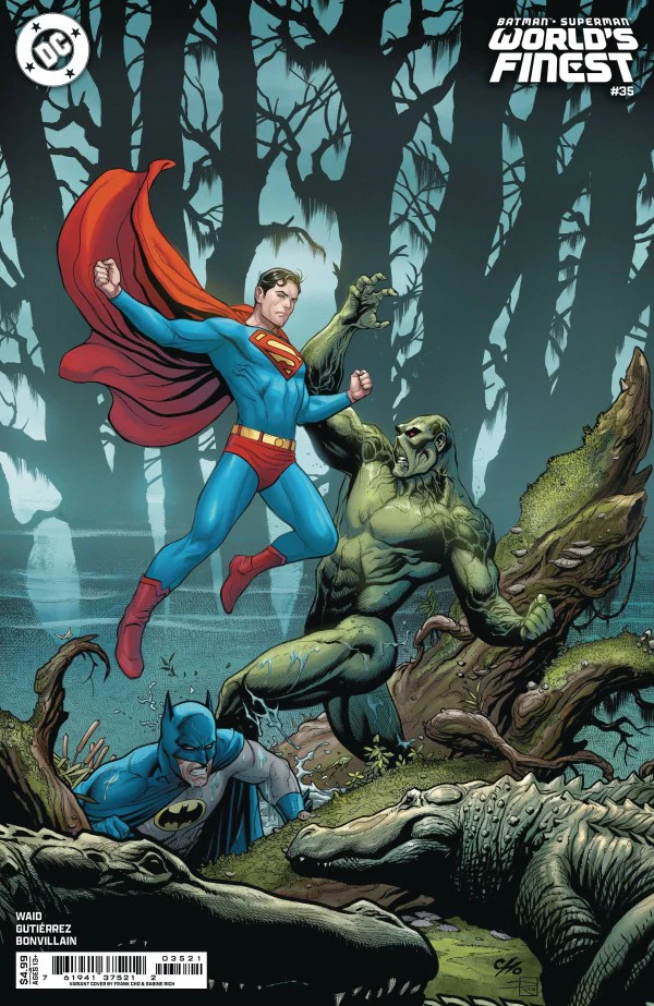 BATMAN SUPERMAN WORLDS FINEST #35 CVR B FRANK CHO CARD STOCK VAR