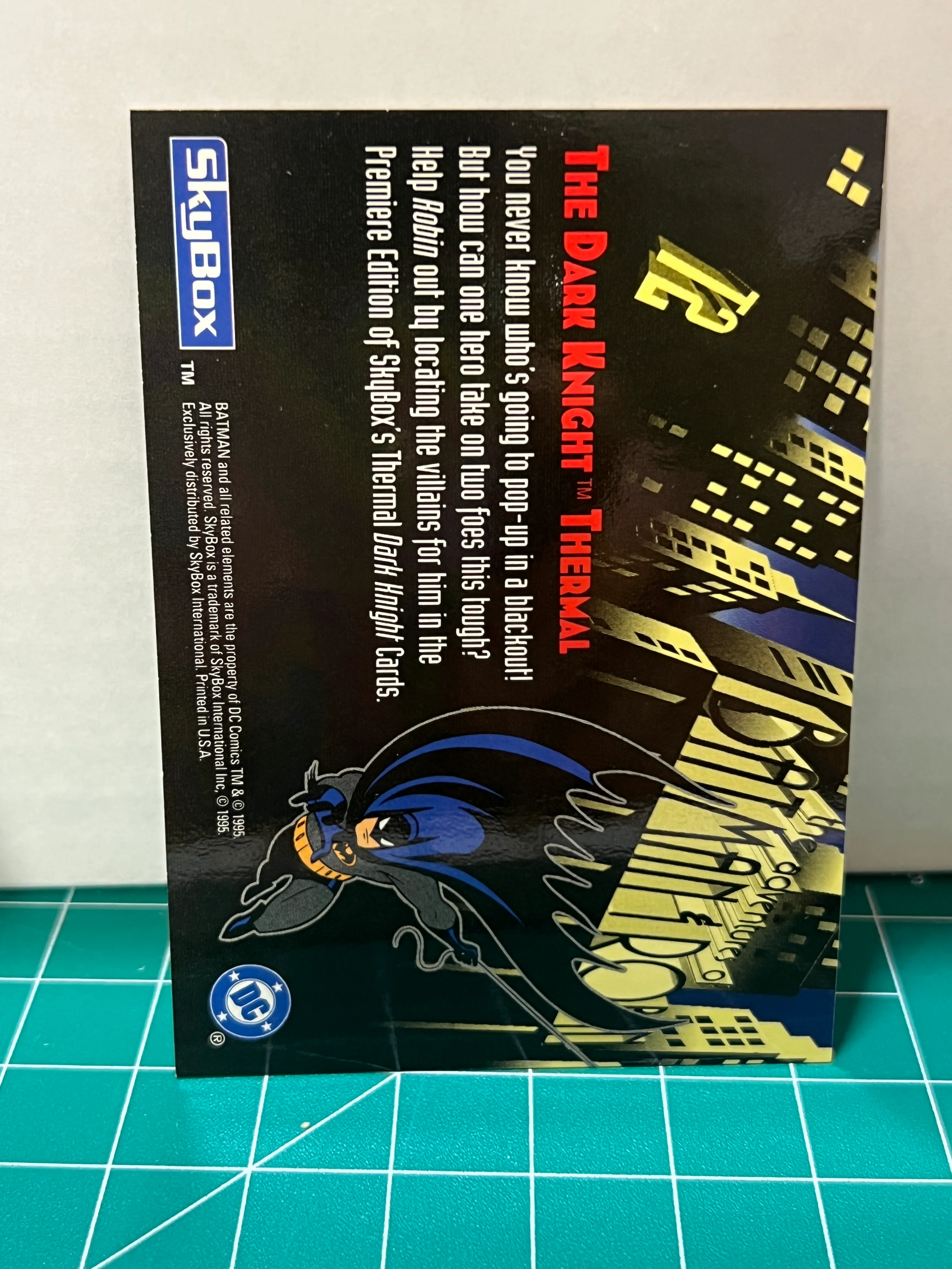 Batman the Animated Series Trading Cards: Thermal Card T-2 - Image 2