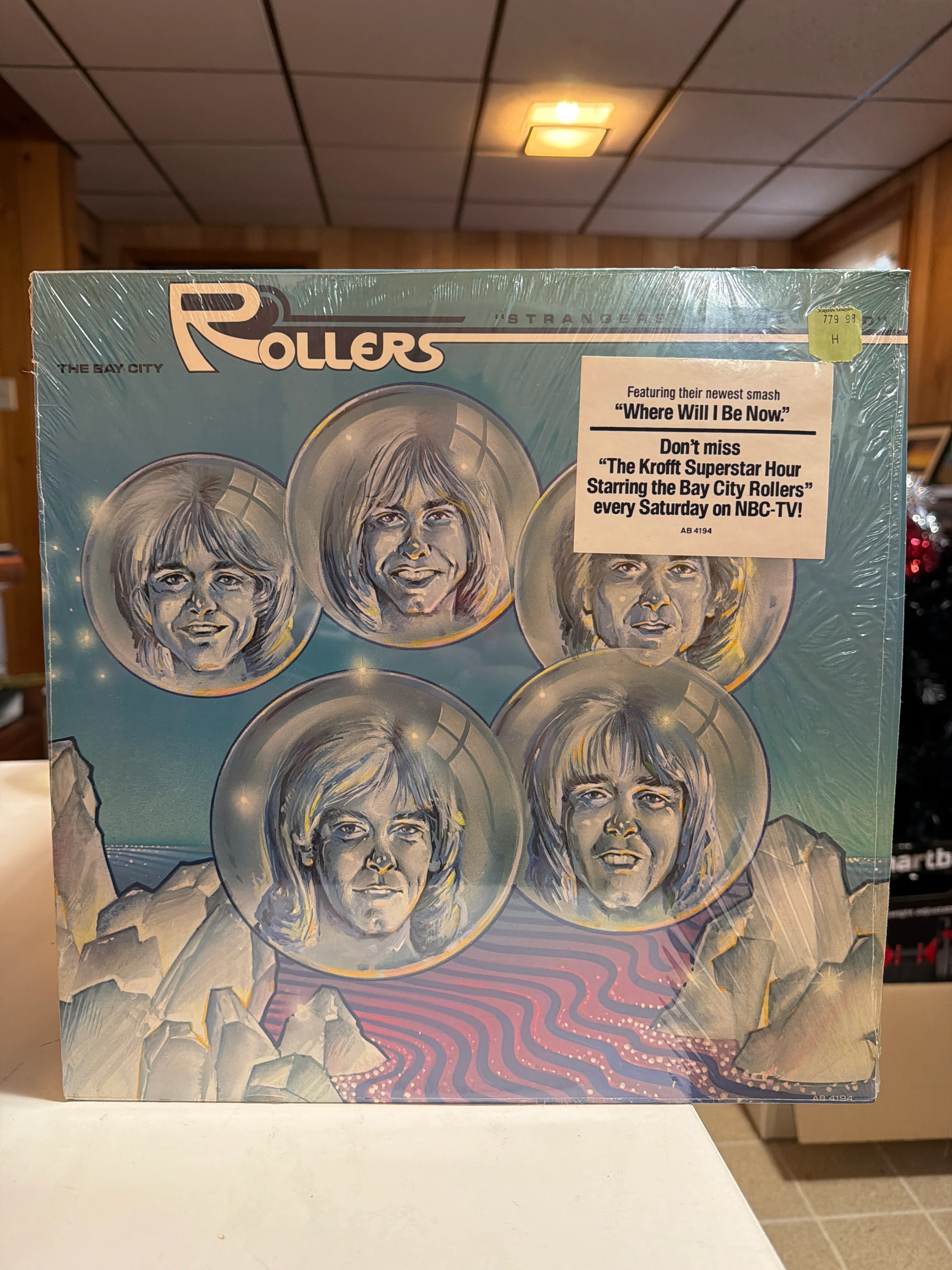 Bay City Rollers : "Strangers in the Wind" LP (Like new Shrink / Hype)