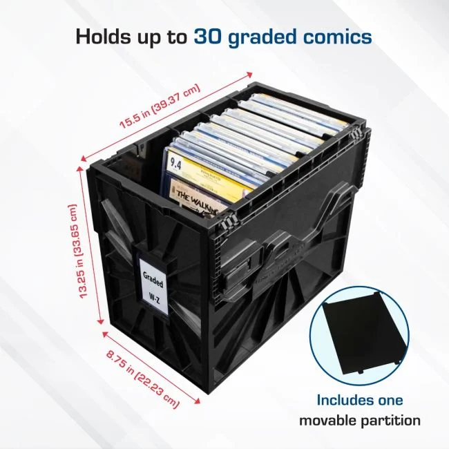 BCW : Graded Comic Book Bin/Box - Black (***Local Pick Up Only) - Image 4
