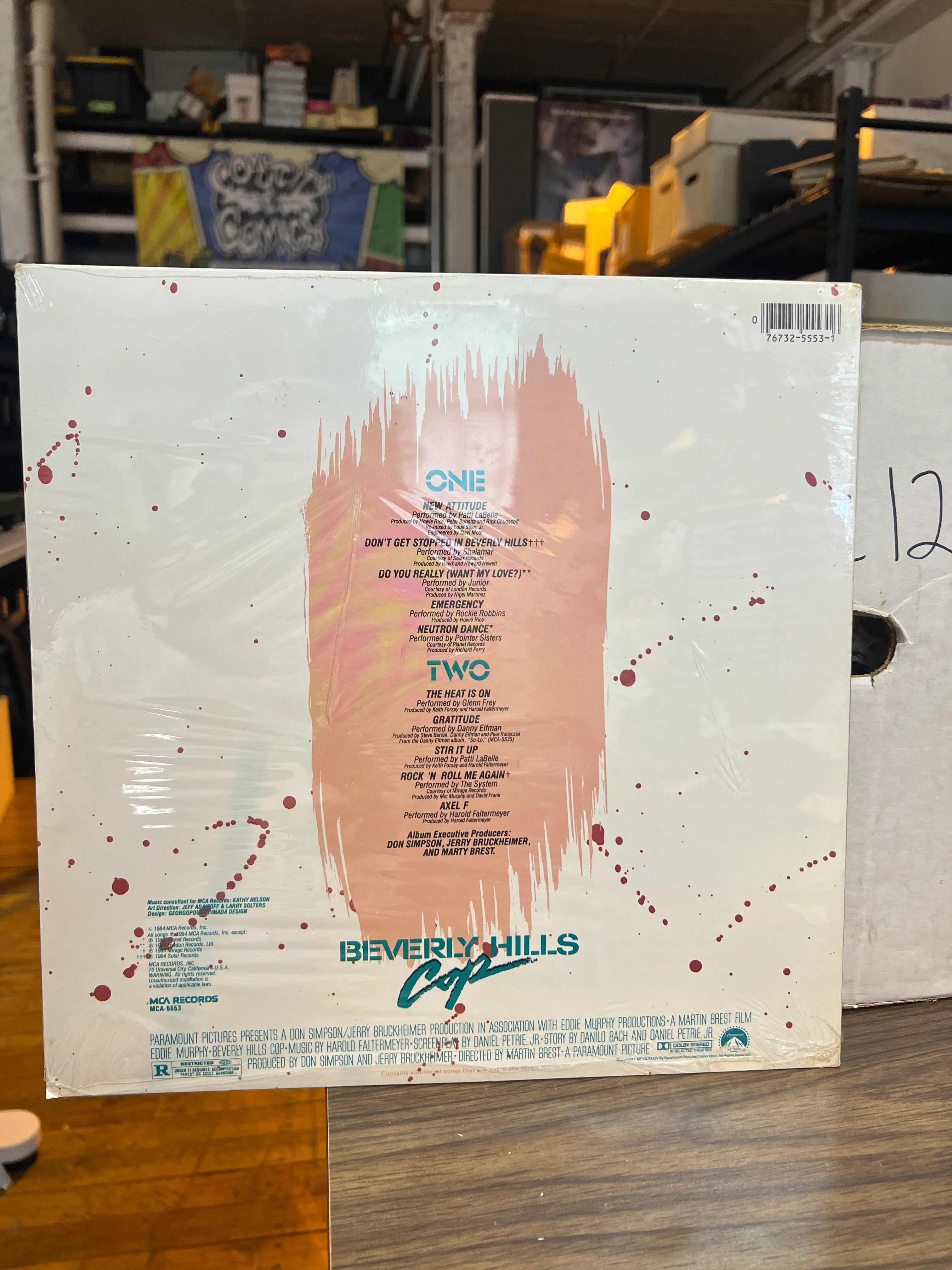 Beverly Hills Cop : OST Soundtrack / Hype SEALED LP Vinyl Original Pressing - Image 2