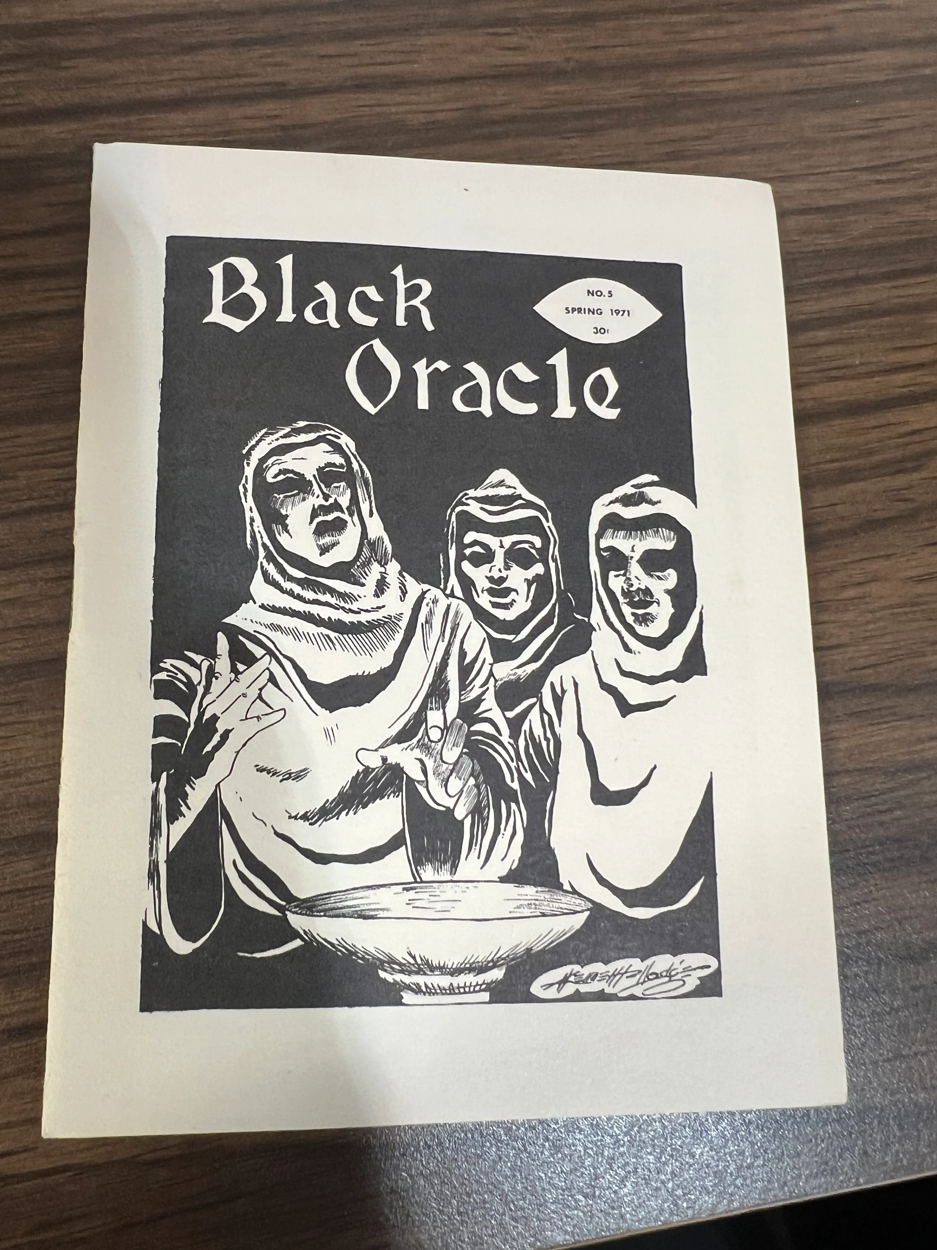 Black Oracle #5  : 1974 Horror Fanzine