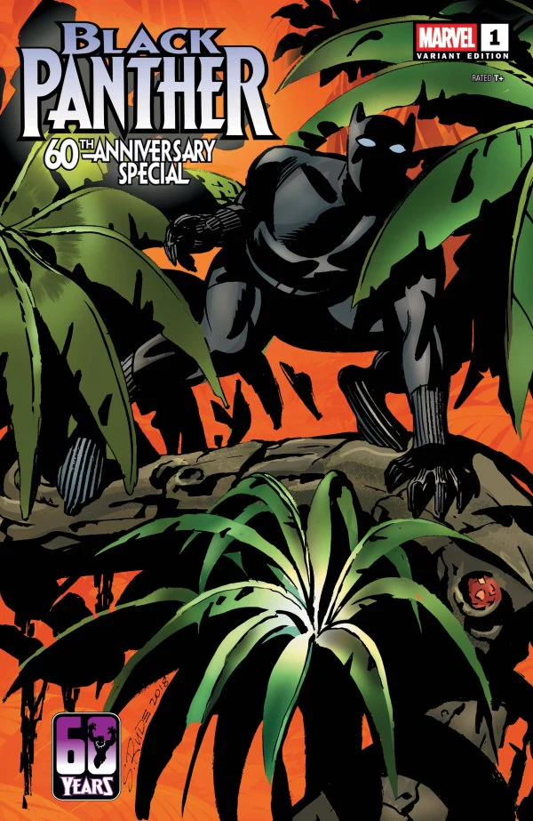 BLACK PANTHER 60TH ANNIVERSARY SPECIAL #1 STEVE RUDE VARIANT