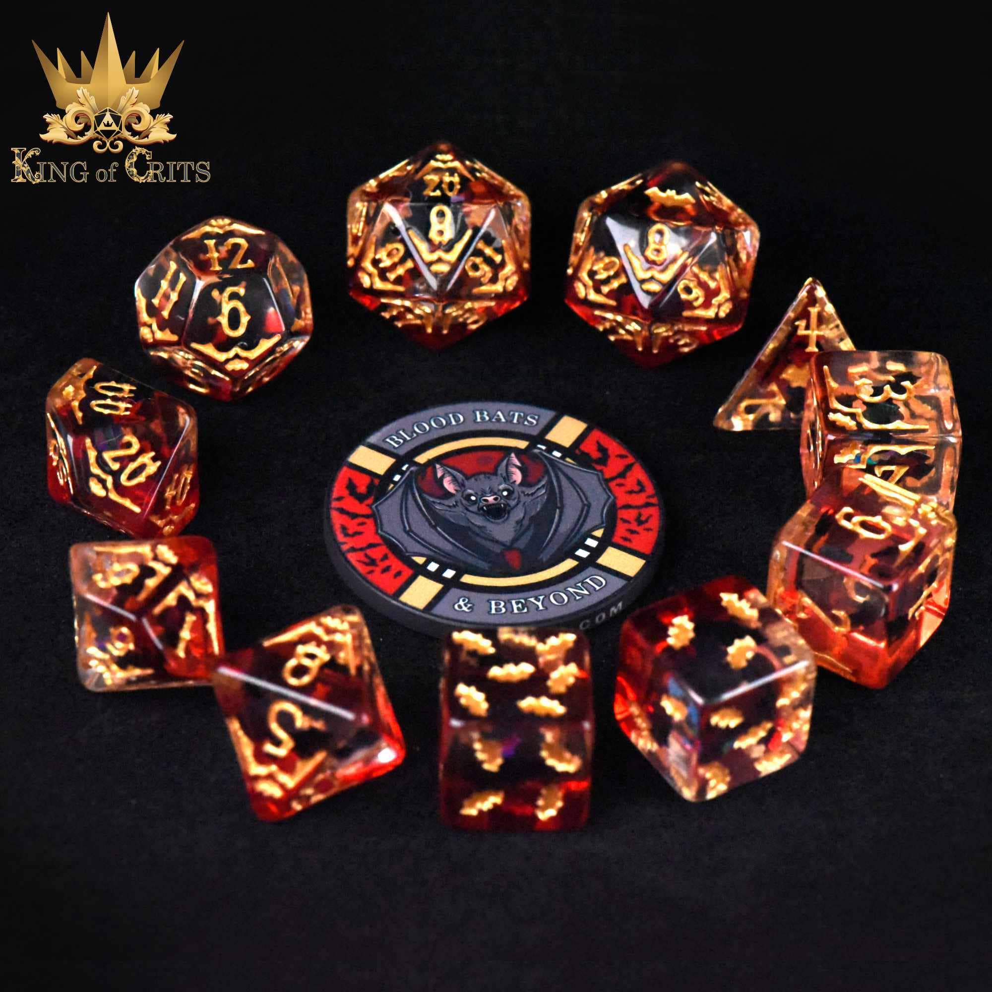 Blood Bats & Beyond - 11 Dice Set - Image 3