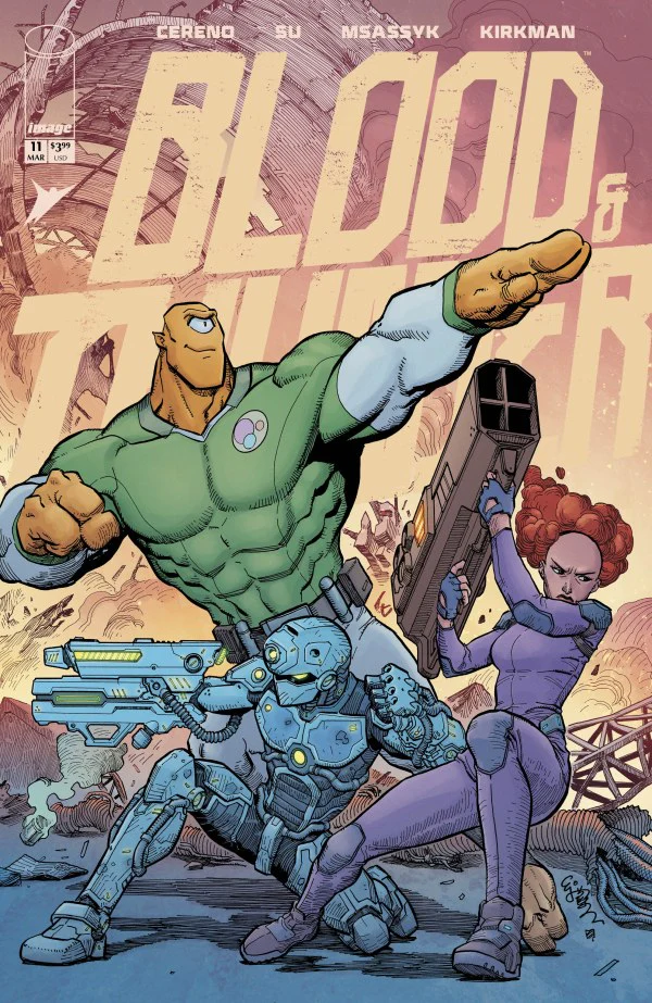 BLOOD & THUNDER #11 CVR E EJ SU & MSASSYK INVINCIBLE TEAM UP VAR (MR)
