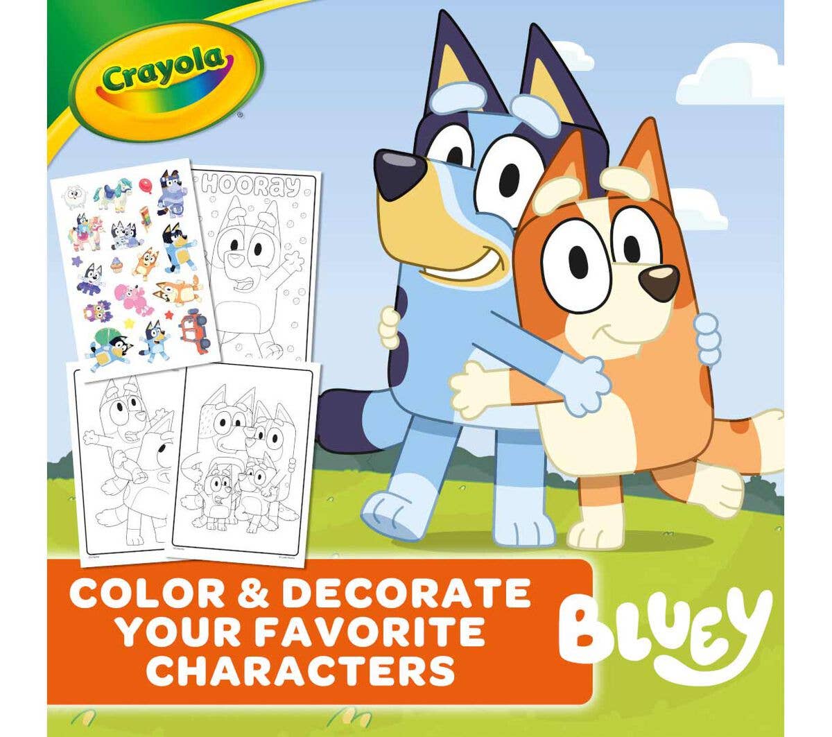 Bluey Crayola 96 Page Coloring Book with Sticker Sheet - Image 5