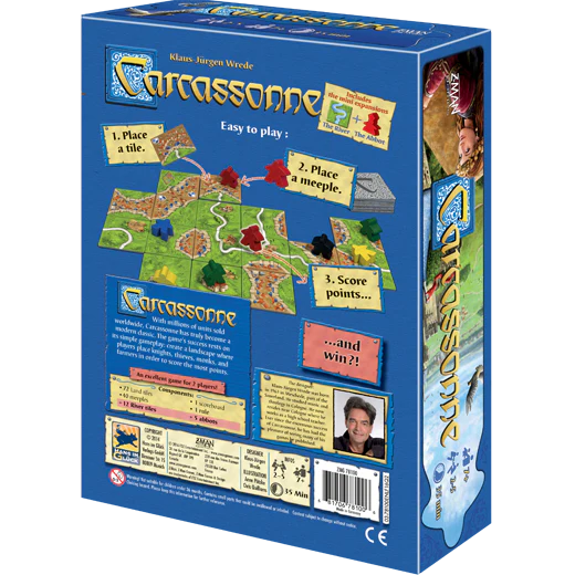 CARCASSONNE Game (KLAUS-JÜRGEN WREDE BOARDGAME Z-MAN GAMES) - Image 2