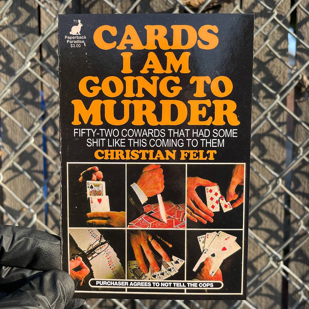 Cards I Am Going to Murder Postcard - Image 3