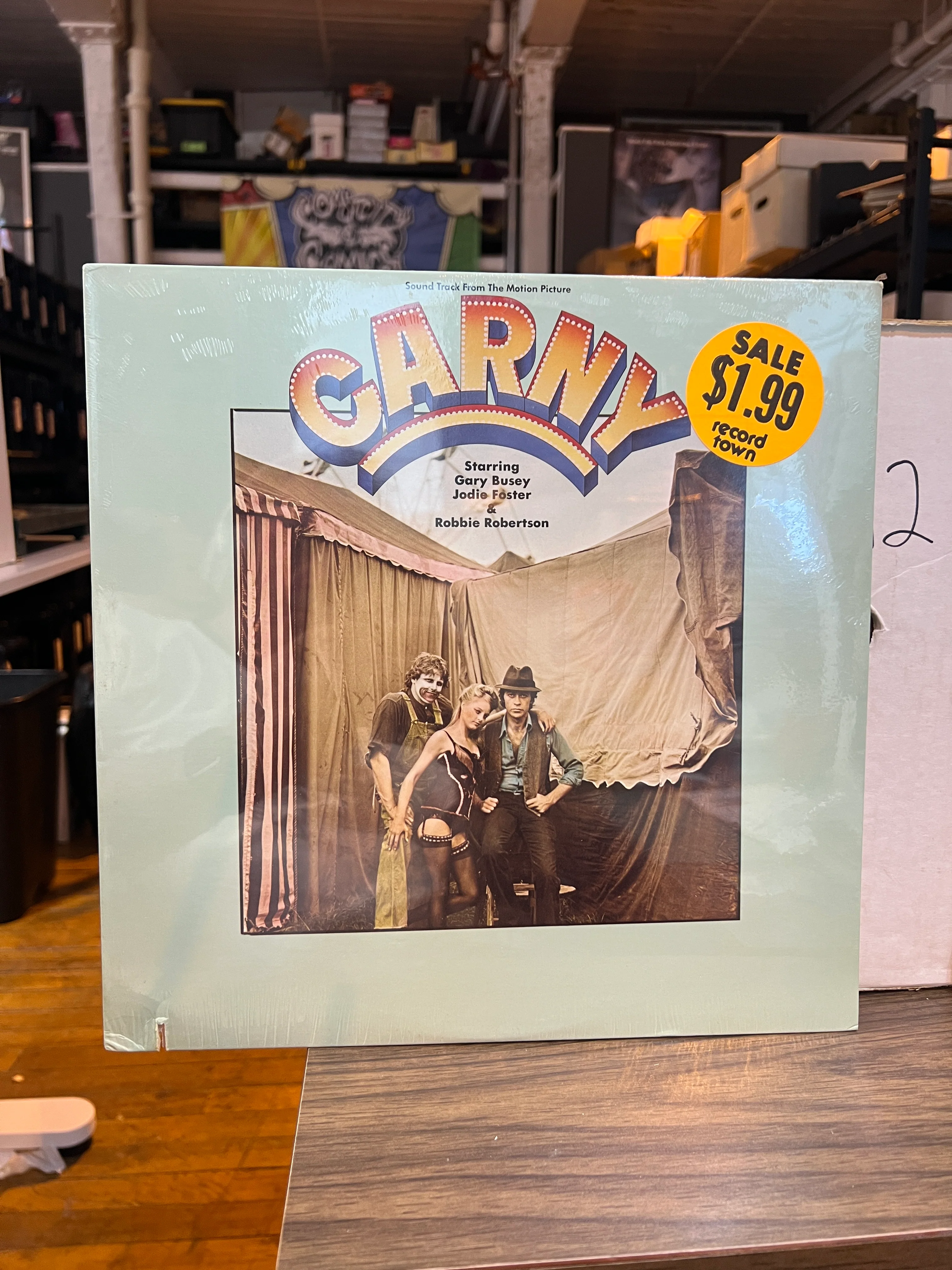 Carny (Busy / Foster): OST Soundtrack LP Vinyl Original Pressing Sealed / Promo Cutout
