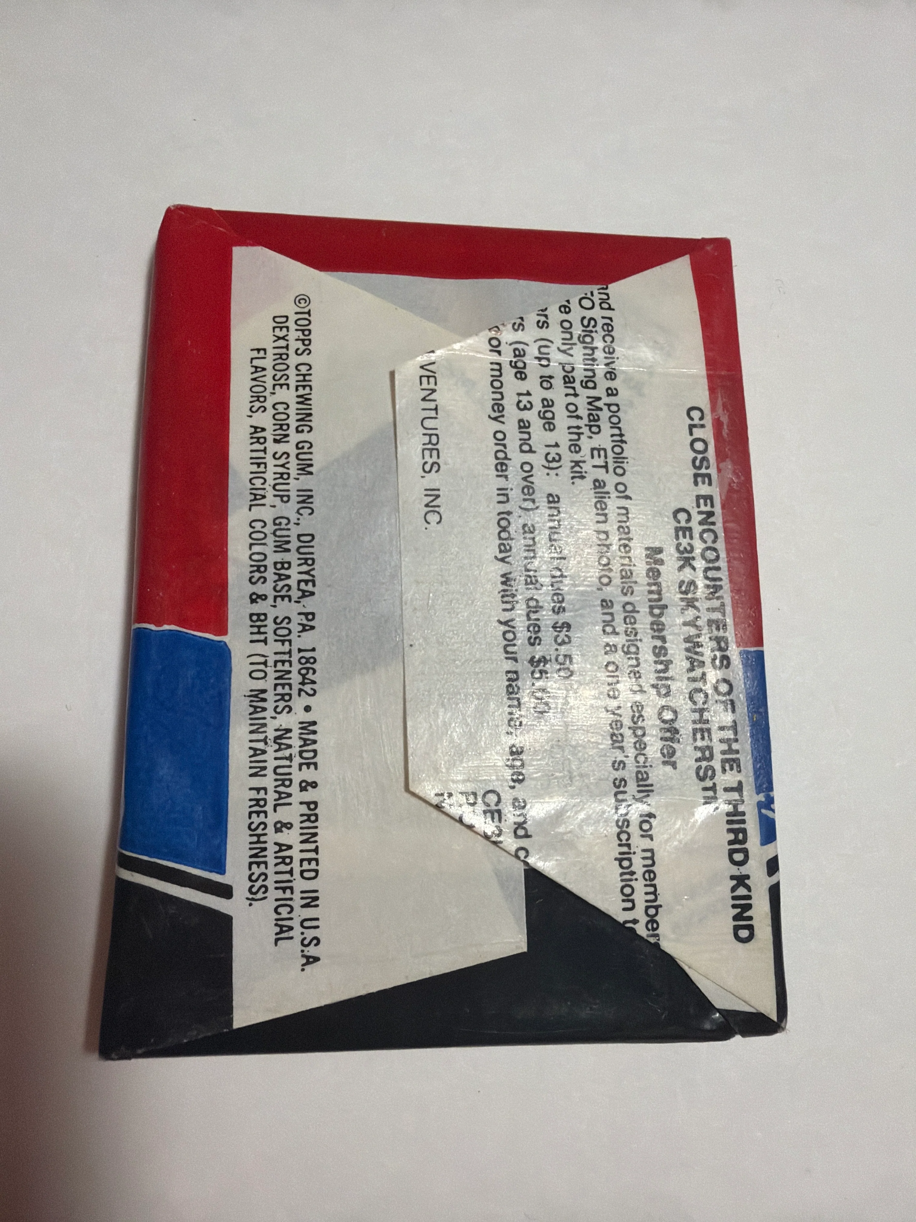 Close Encounters of the Third Kind Trading Cards (1978 Topps) Wax Pack - Image 2