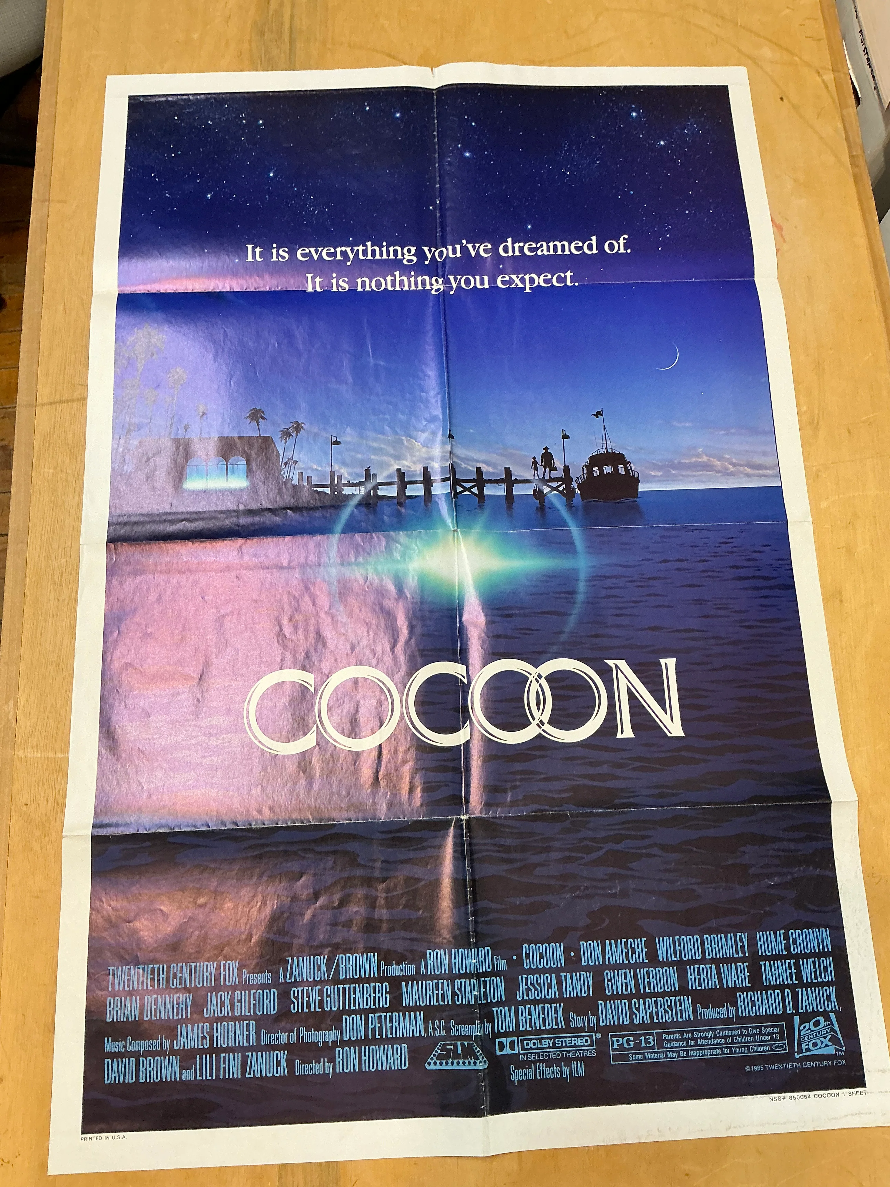 Cocoon :  Original One-Sheet Poster Folded