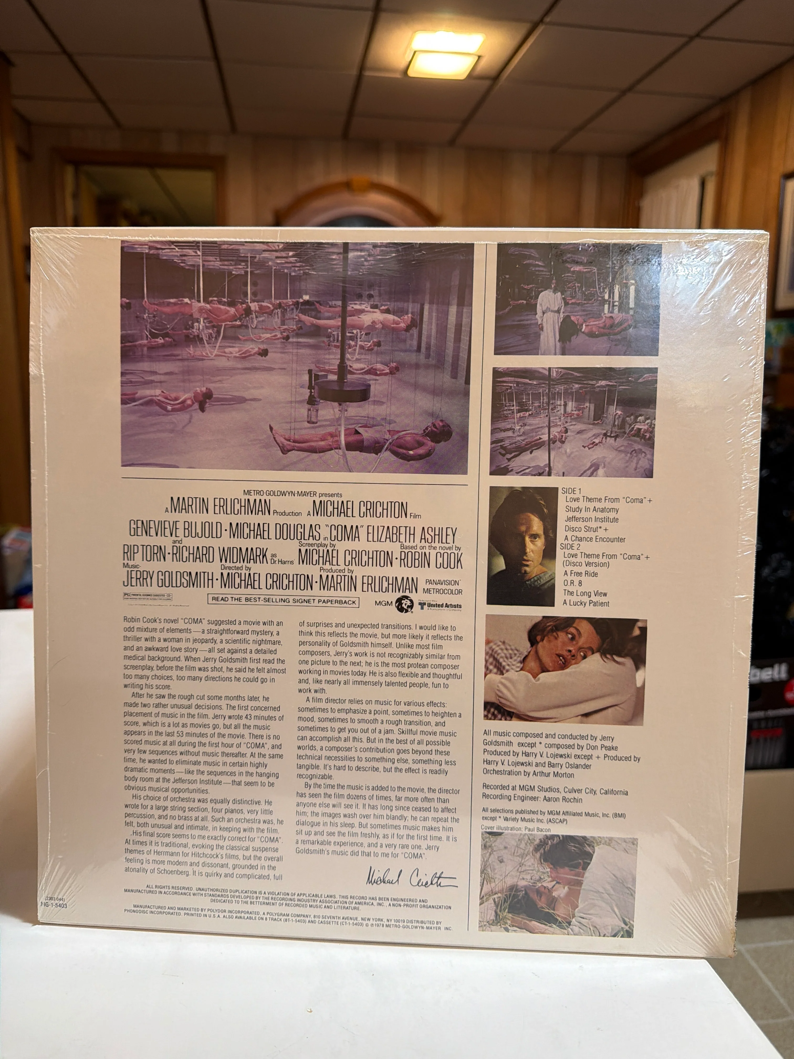 COMA : OST Original Soundtrack Album LP Vintage / Sealed - Image 2