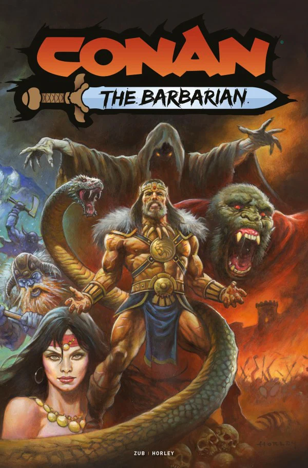 CONAN THE BARBARIAN #25 CVR A ALEX HORLEY WRAPAROUND (MR)