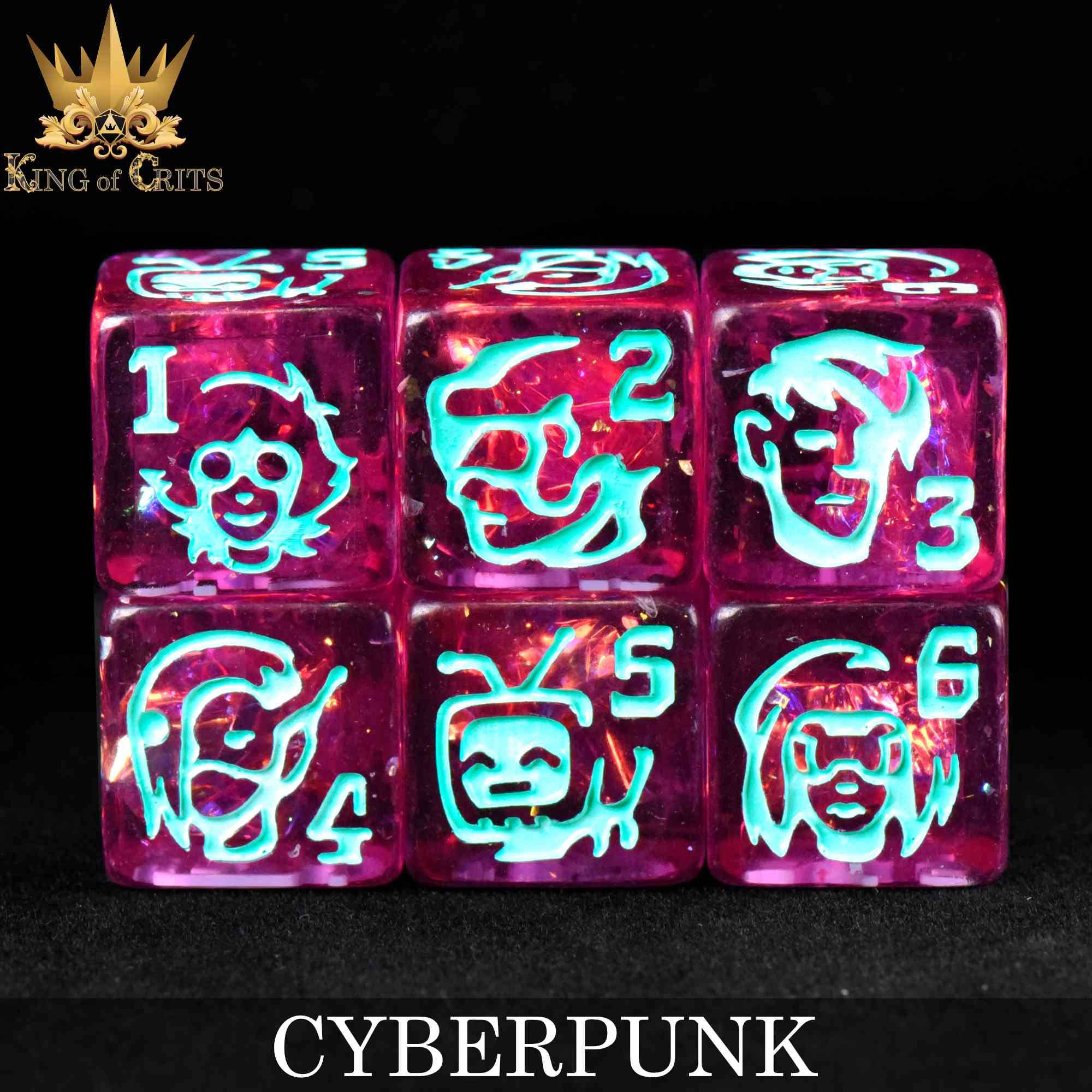 Cyberpunk - 11 Dice Set - Image 7