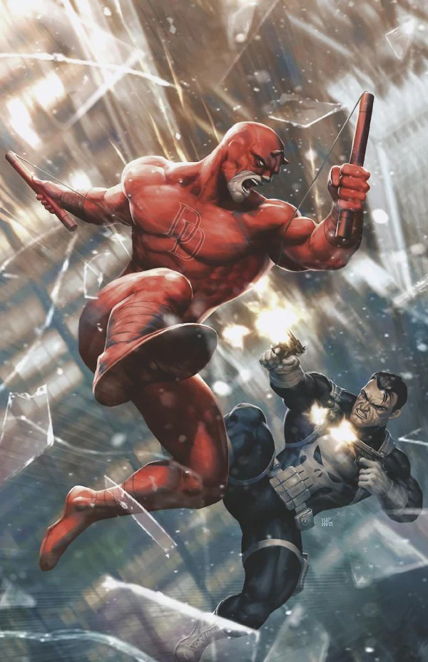 DAREDEVIL/PUNISHER: THE DEVIL'S TRIGGER #1 KENDRICK LIM VIRGIN INC 1:100 VARIANT