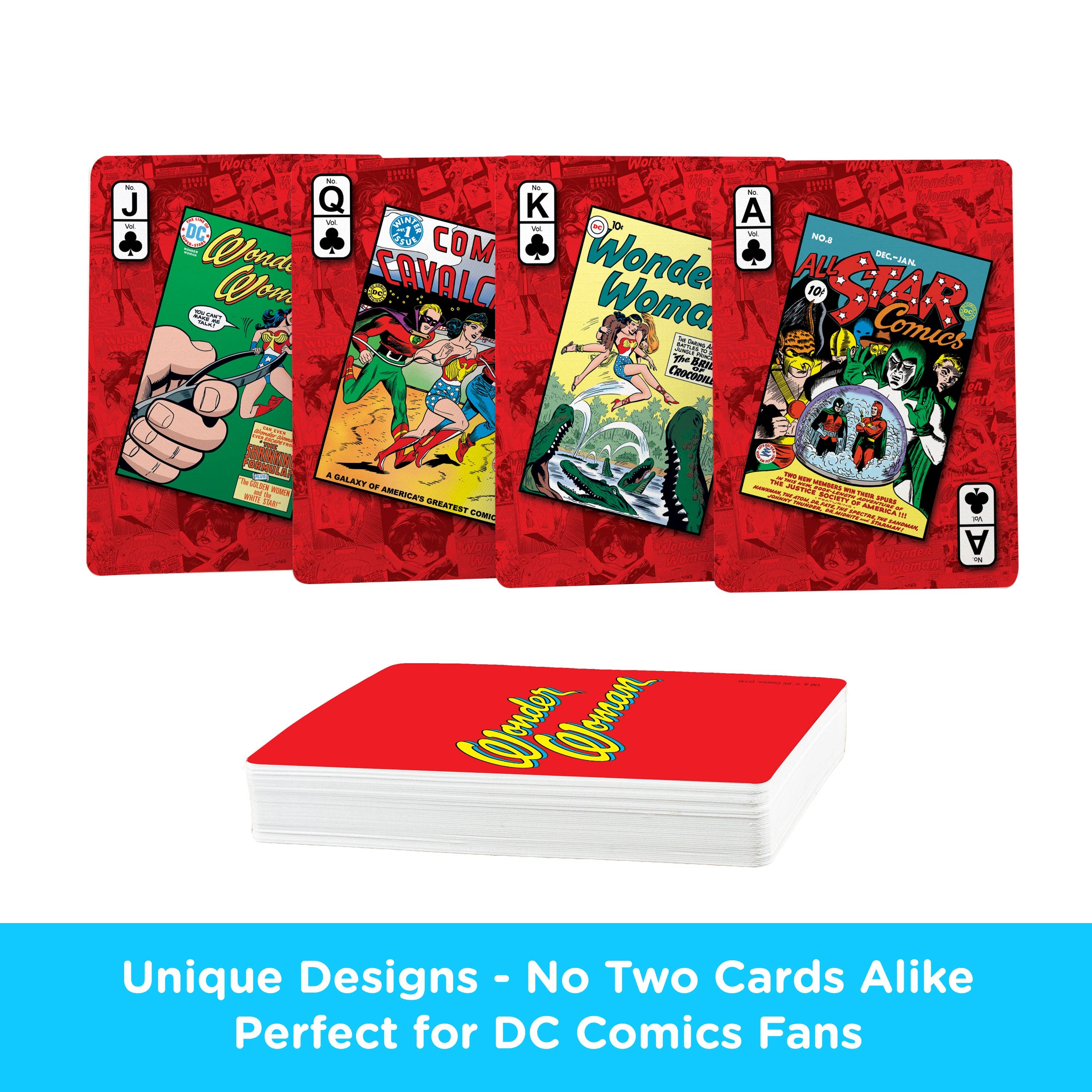 DC Comics Retro Wonder Woman Playing Cards - Image 4