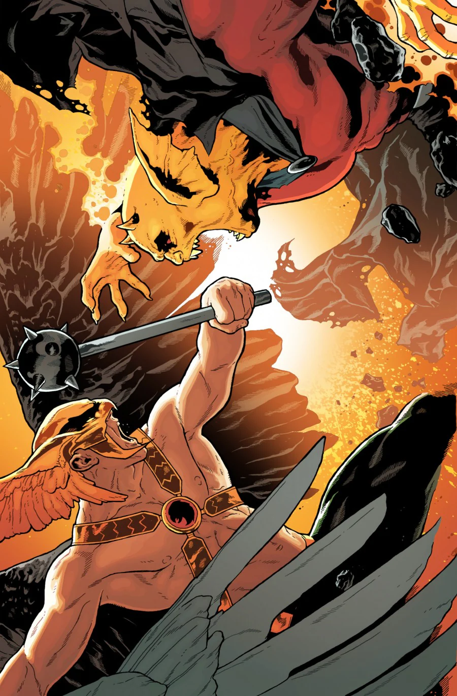 DC K.O. #4 (OF 5) CVR E JEFF SPOKES CARD STOCK VAR