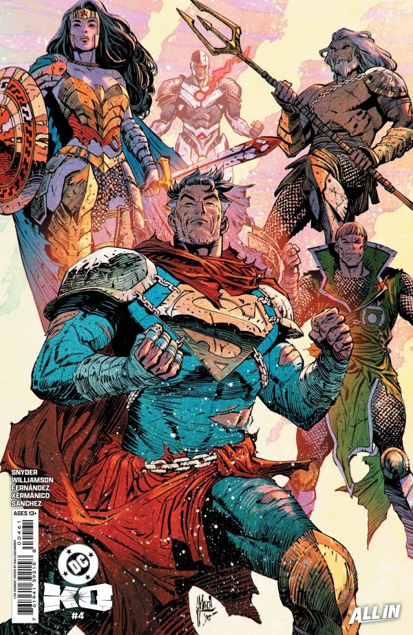 DC K.O. #4 (OF 5) CVR K INC 1:25 GUILLEM MARCH CARD STOCK VAR