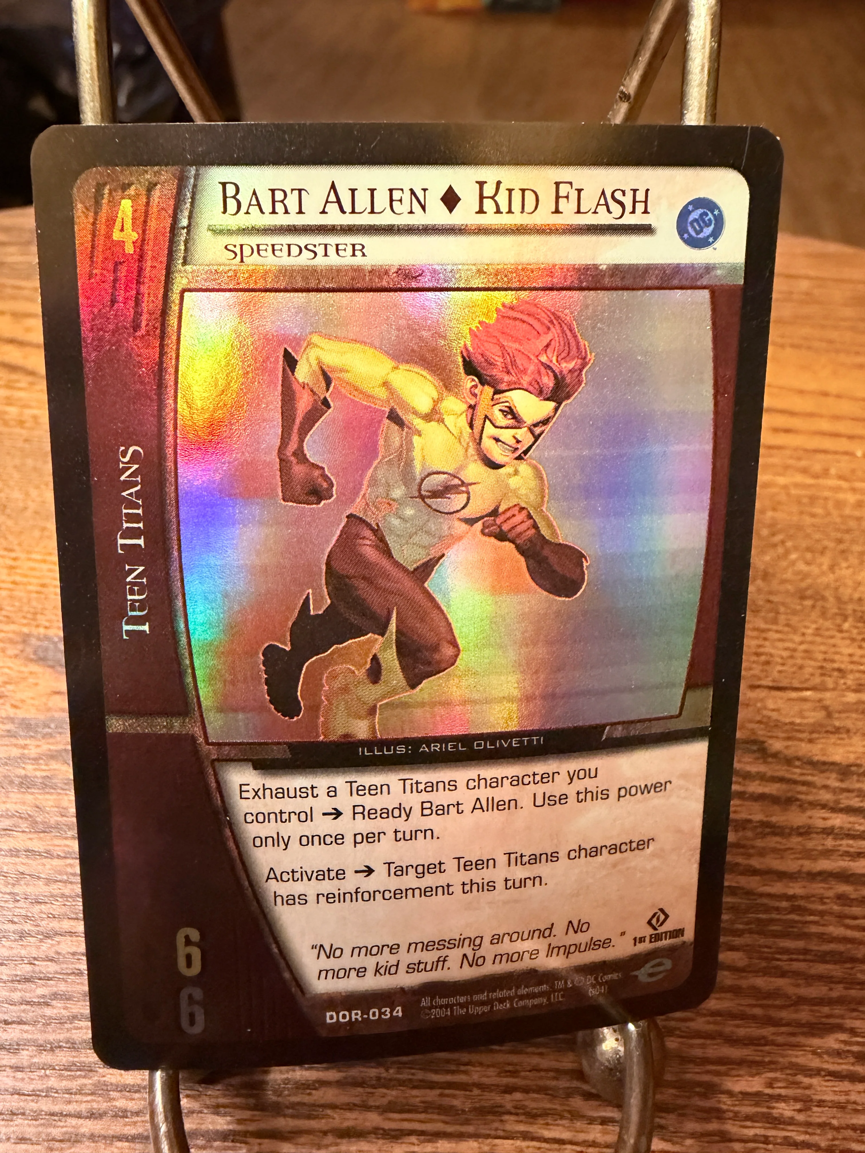 DC Versus System Card Building Game - Bart Allen : Kid Flash (FOIL)