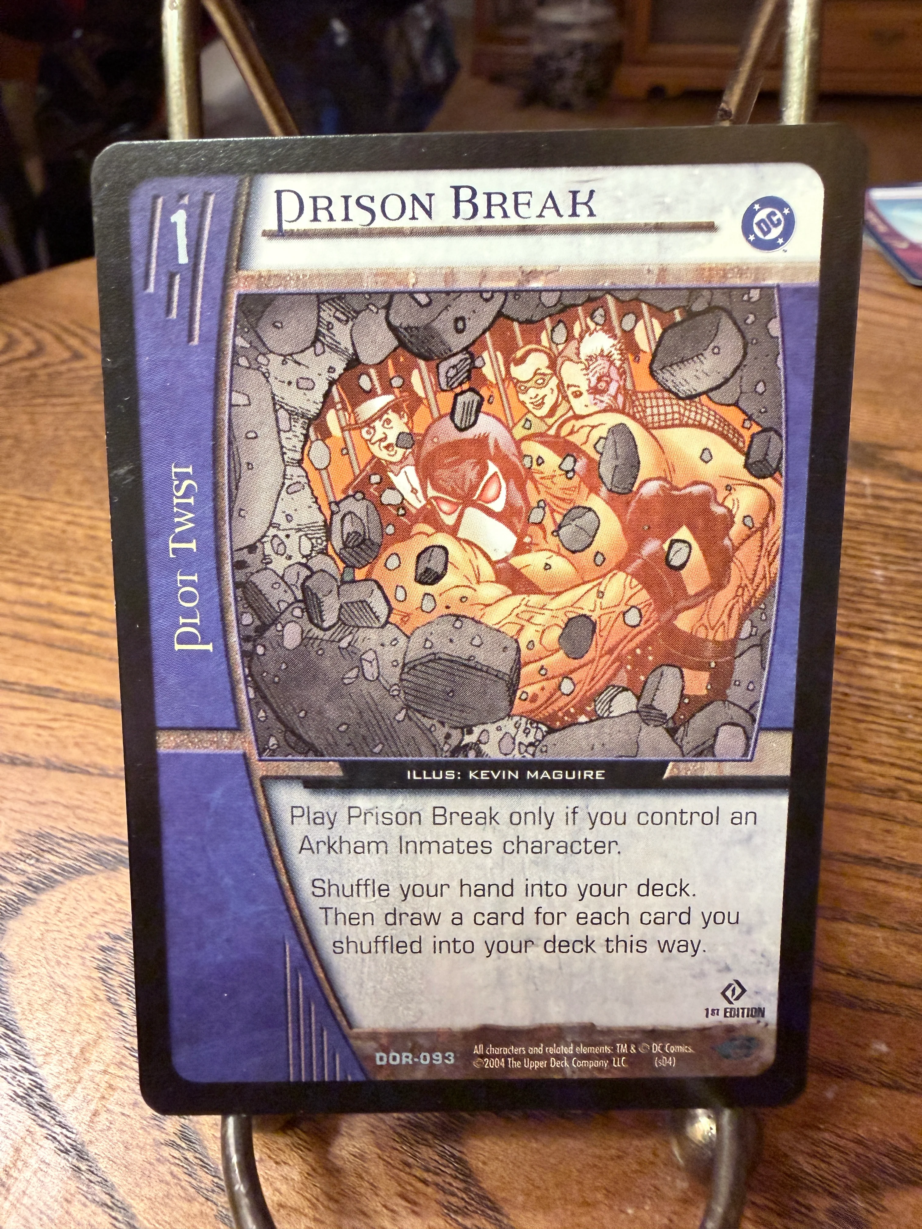 DC Versus System Card Building Game - Prison Break