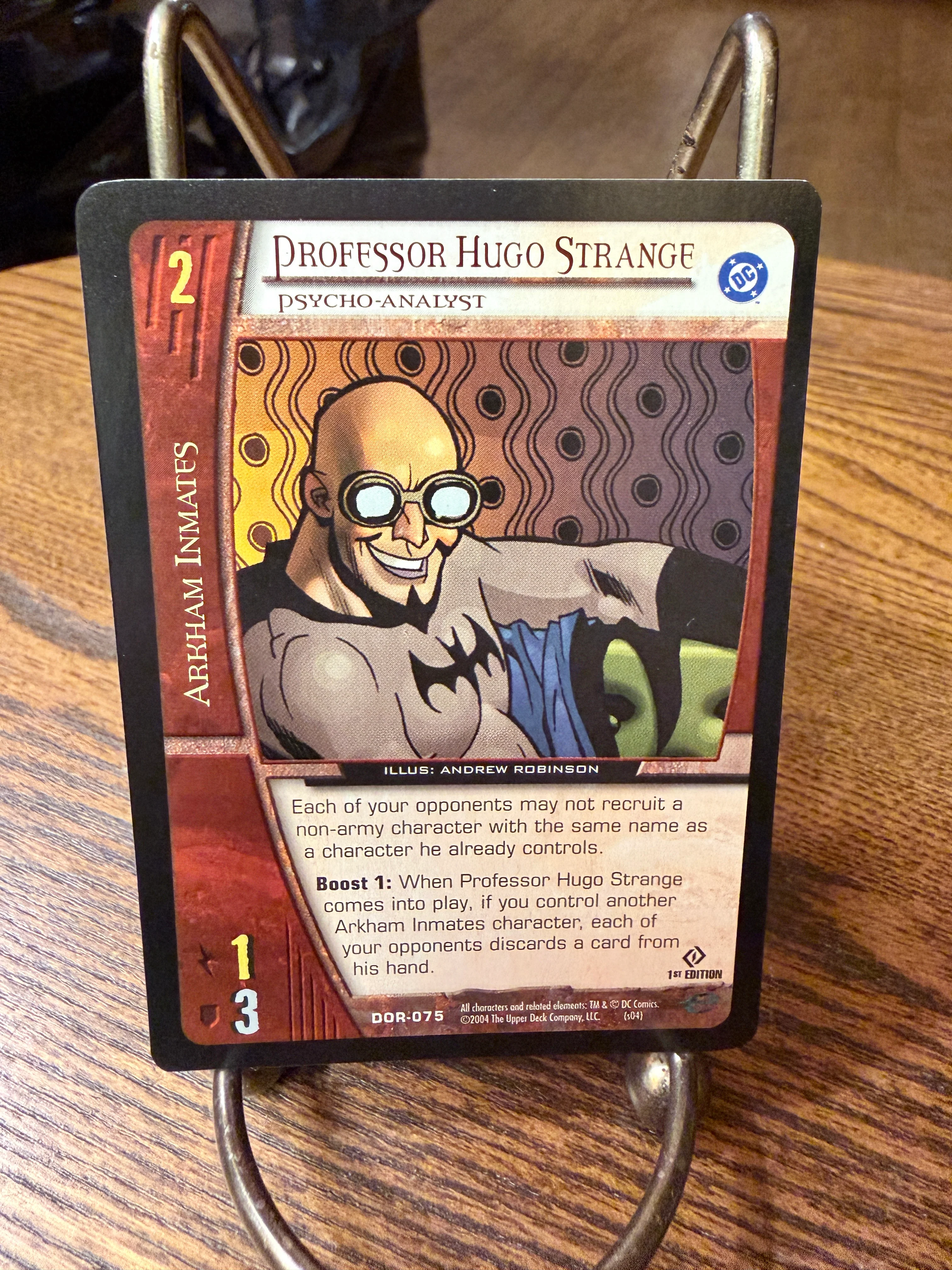 DC Versus System Card Building Game - Professor Hugo Strange
